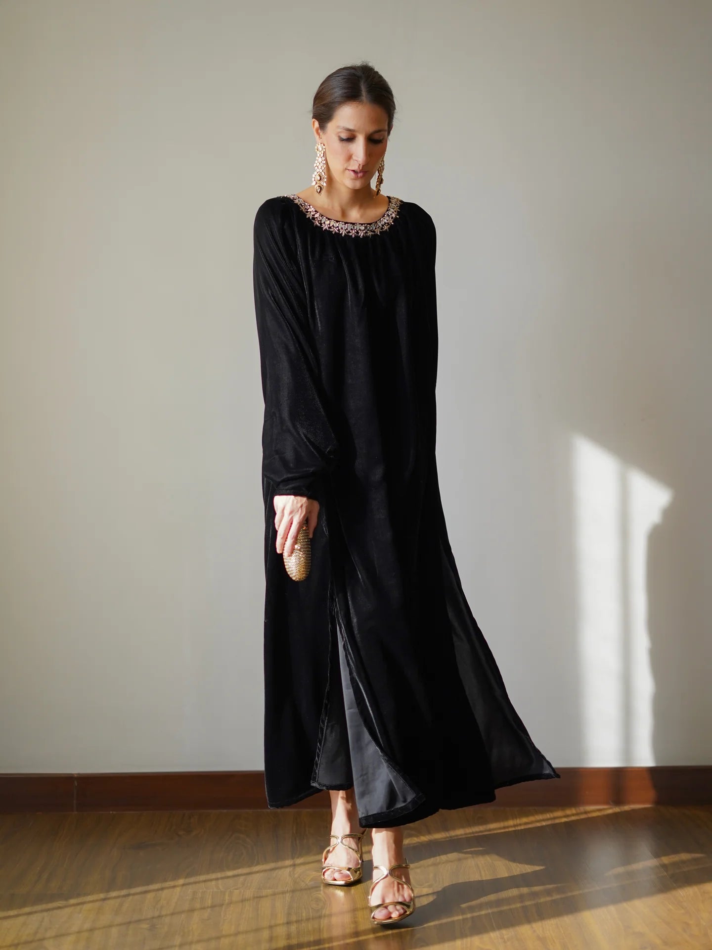 BLACK DENIRO KAFTAAN | SAK ATELIER