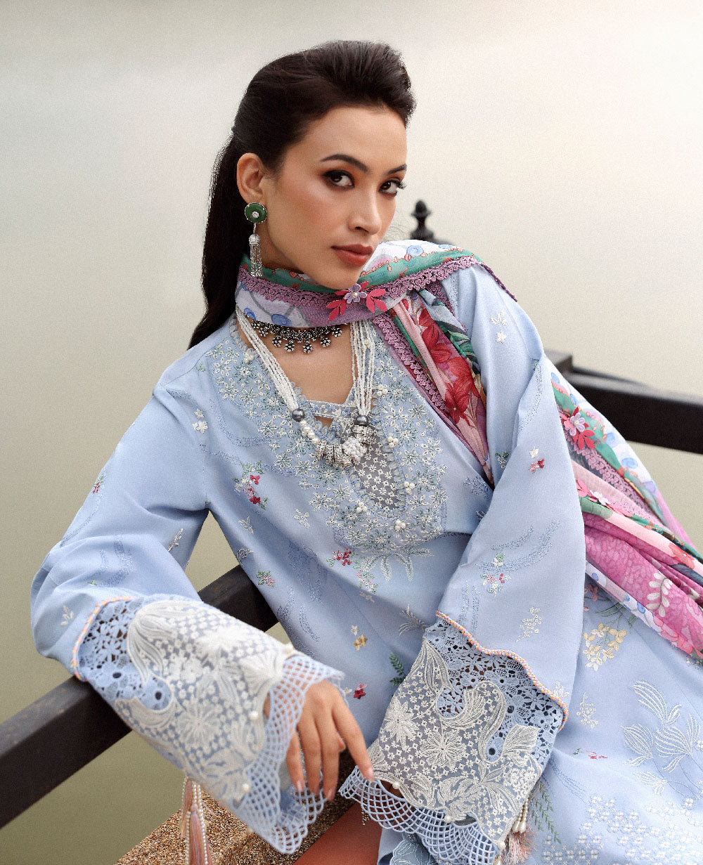 Elowen | Lilas- Summer Unstitched Lawn '26 | Republic Womenswear