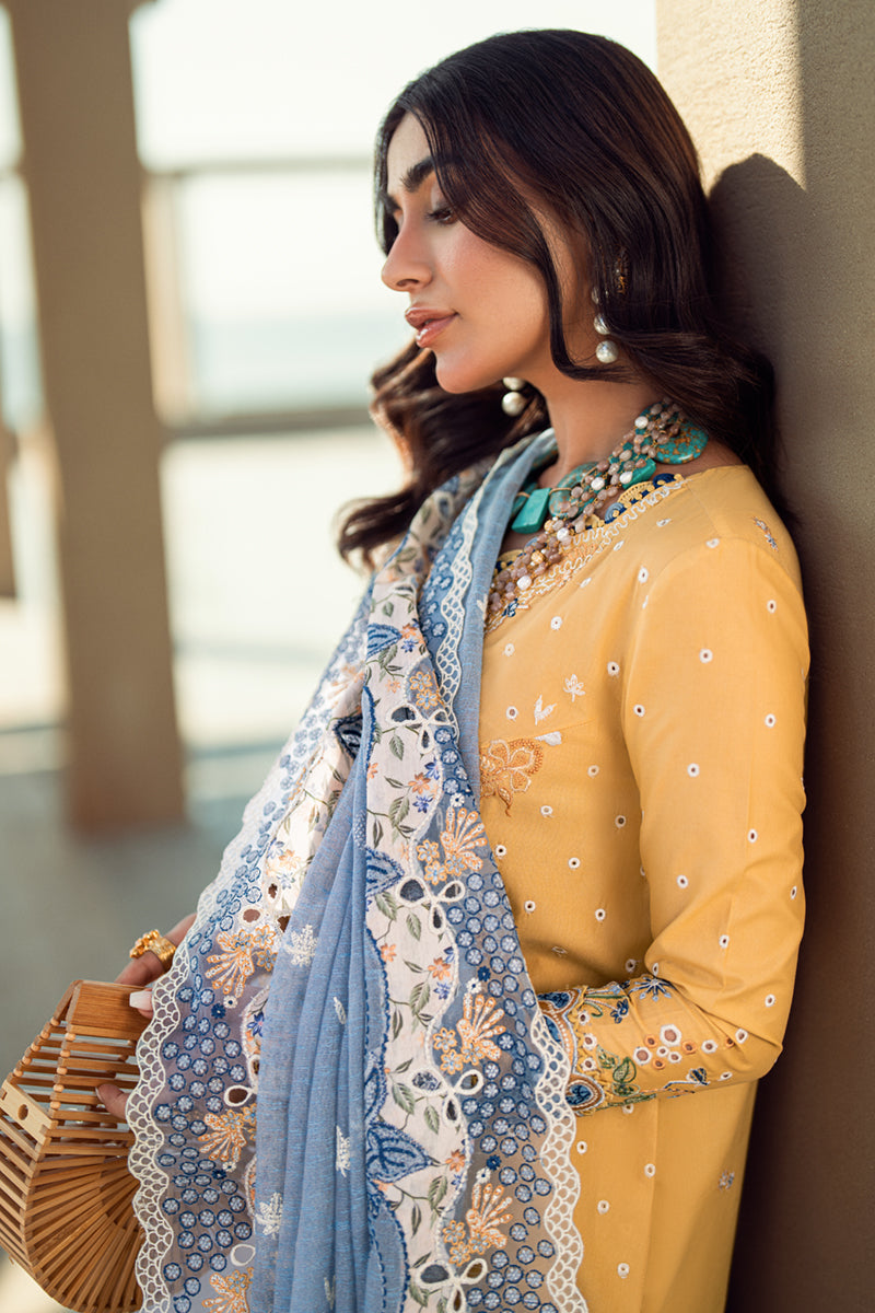 Natalie-FK-06| Qalamkar - Sahil Luxury Lawn’25