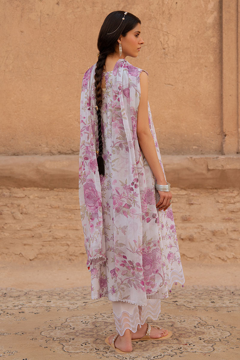 LILAC HINT-3PC PRINTED LAWN SUIT | Cross Stitch