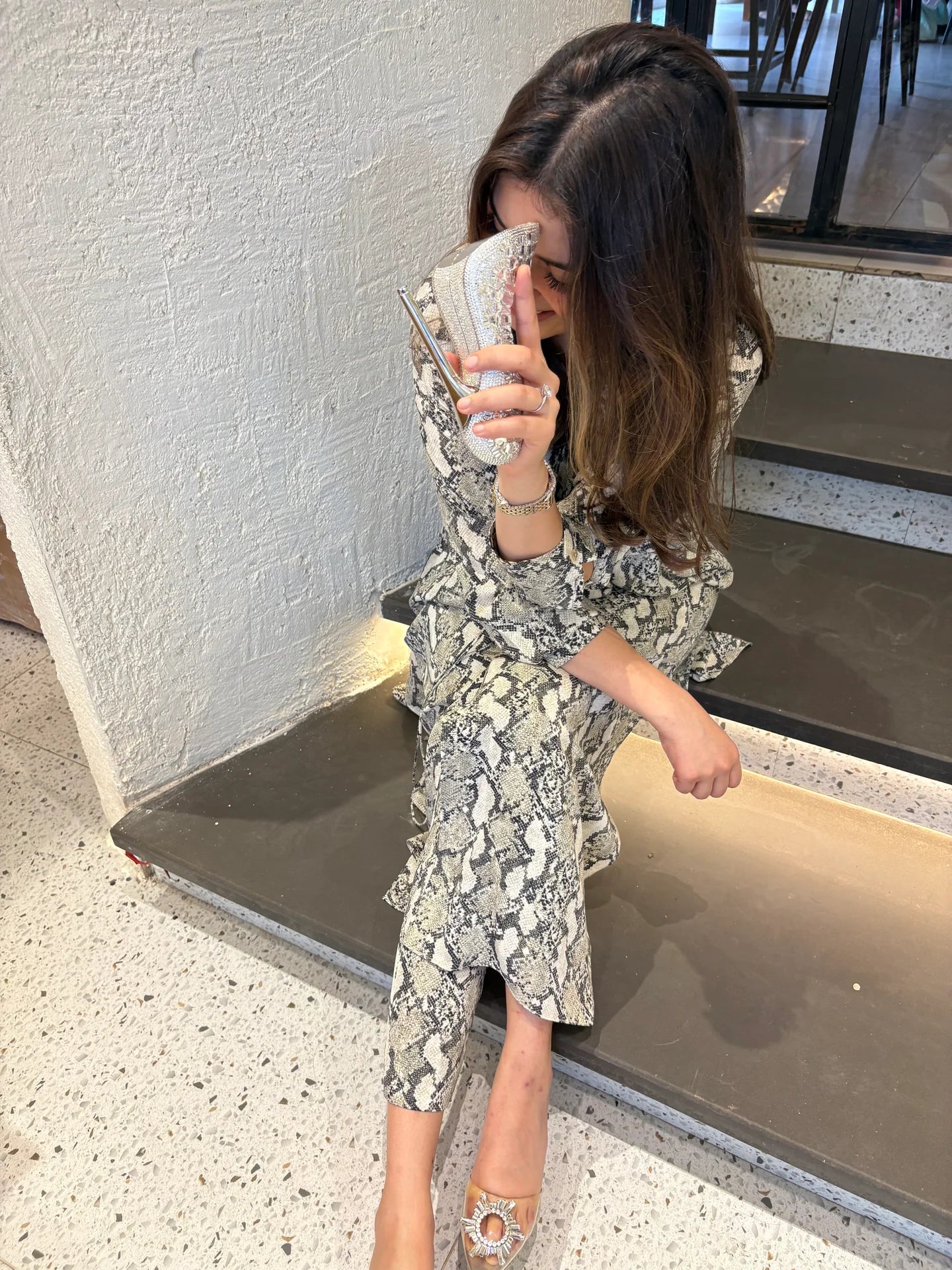 PAIGE SNAKESKIN SET | SAK ATELIER