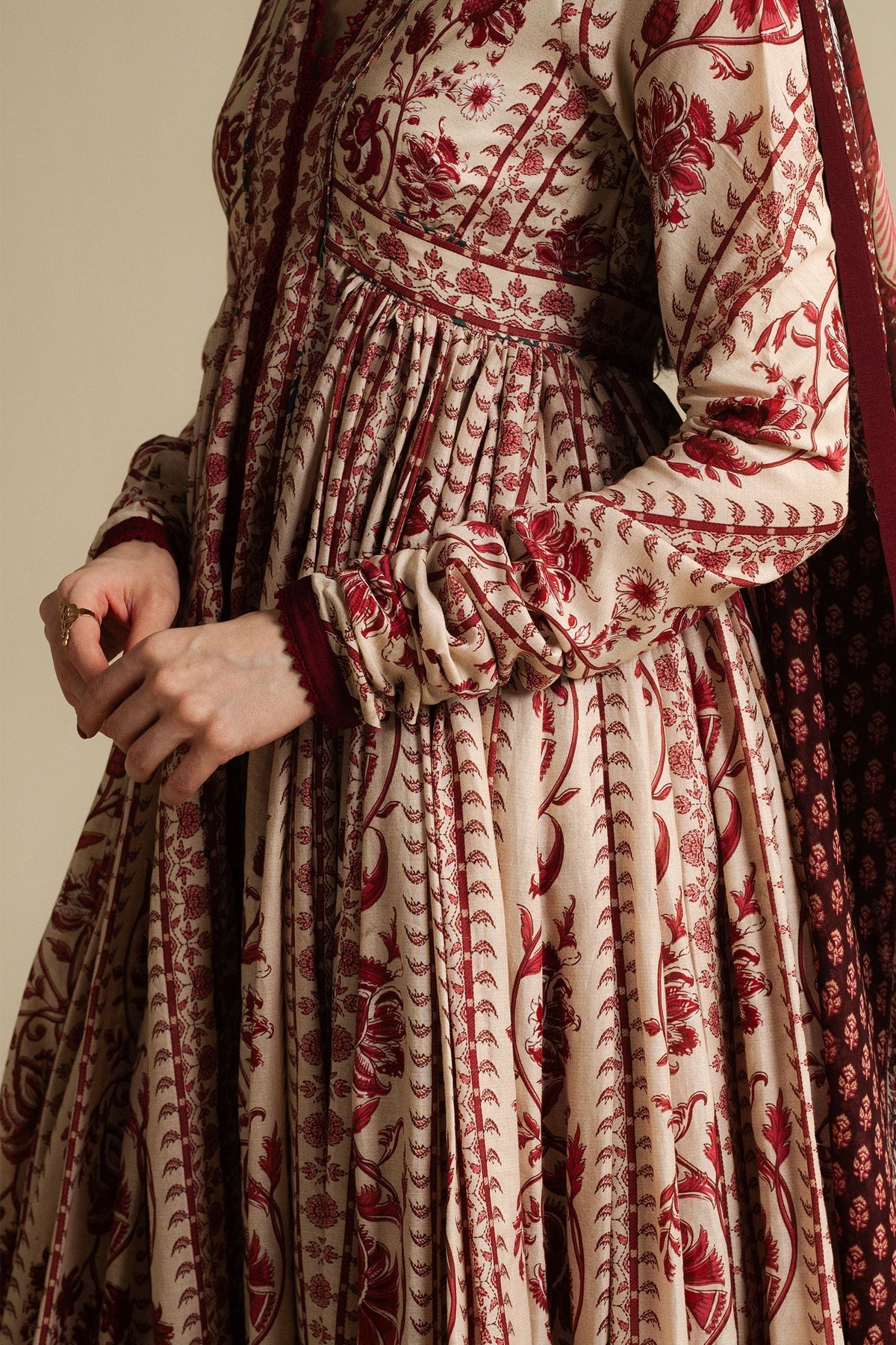 KASHMIRI-D1 | Zara Shahjahan Unstitched Anarkali’25