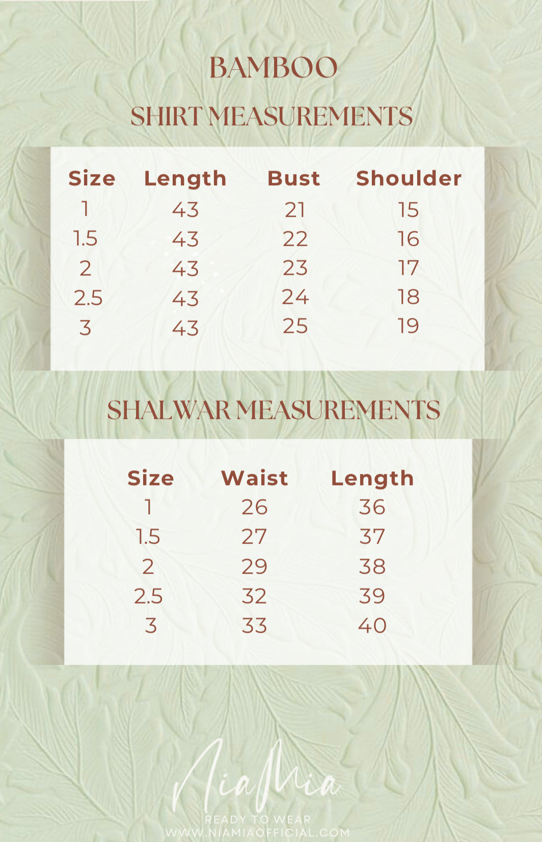 Bamboo | Edit Ul Fitr | Nia Mia