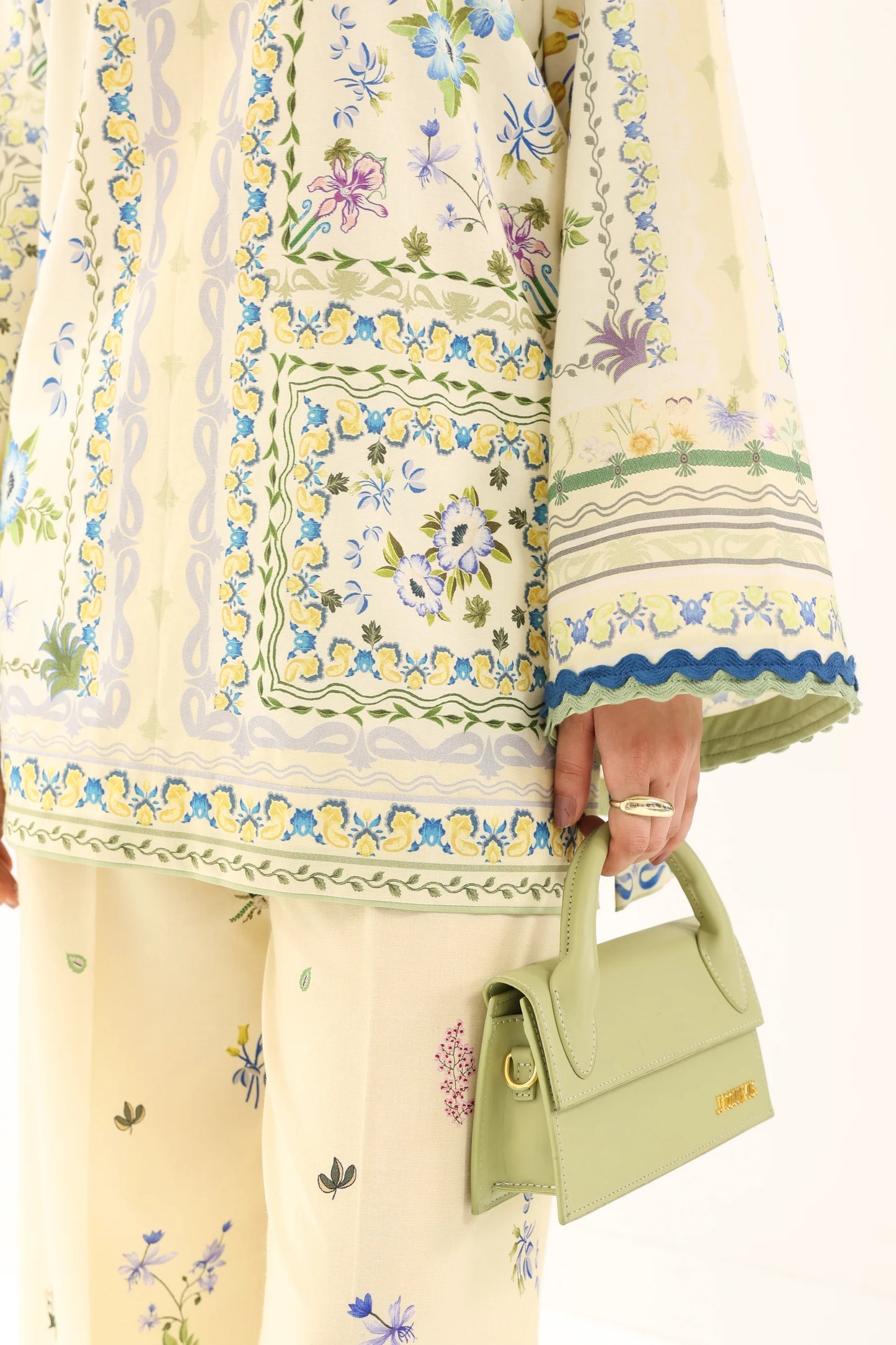 BUTTER YELLOW LUXURY PRINTED 2PCS SET (NPA2-25311) | ZAIB