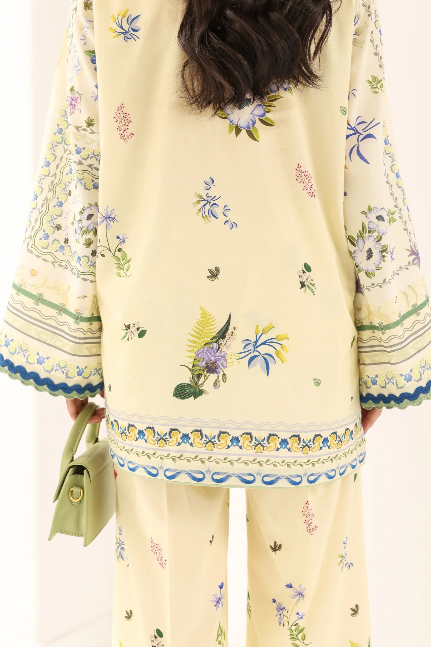 BUTTER YELLOW LUXURY PRINTED 2PCS SET (NPA2-25311) | ZAIB