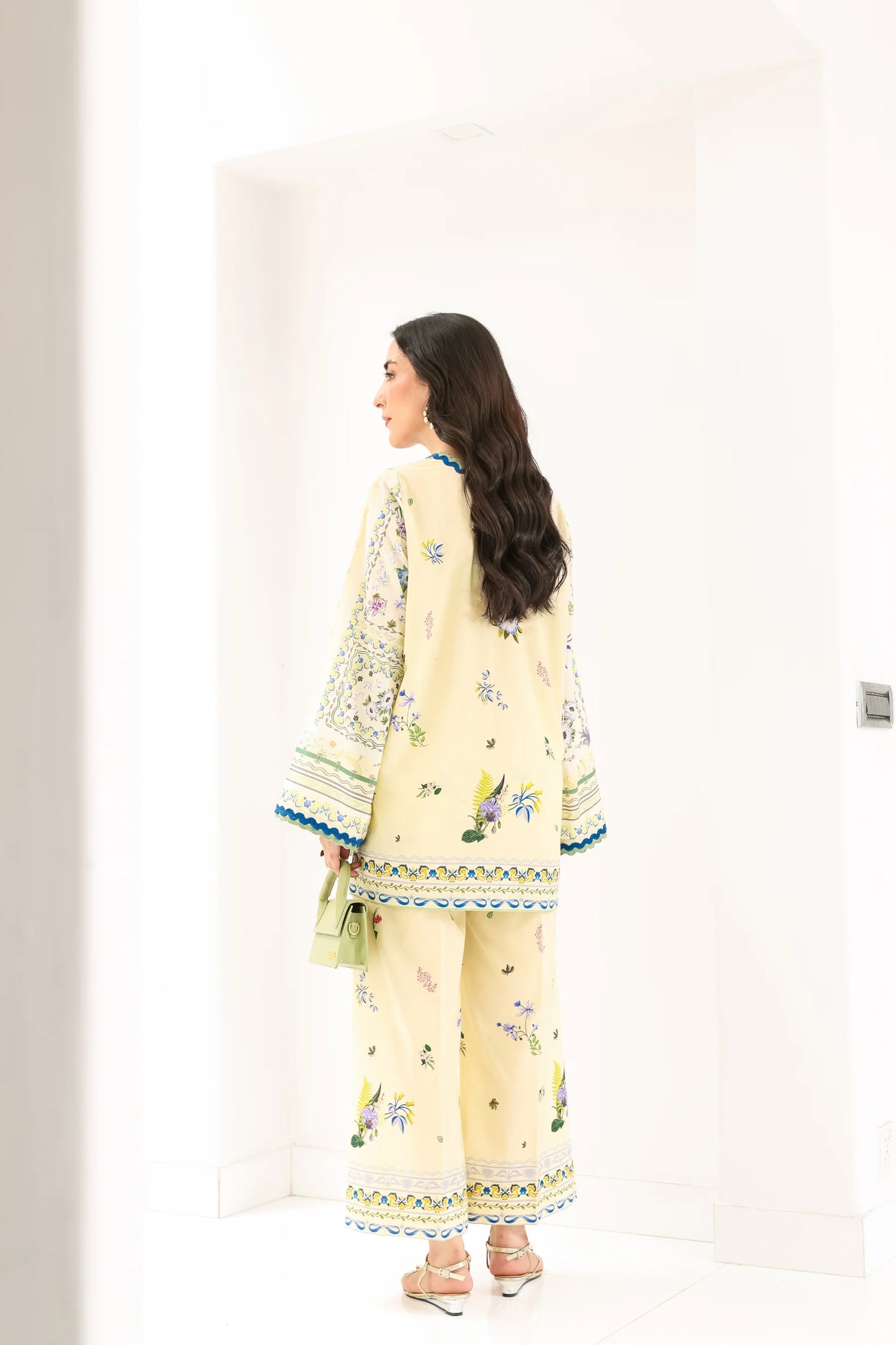 BUTTER YELLOW LUXURY PRINTED 2PCS SET (NPA2-25311) | ZAIB
