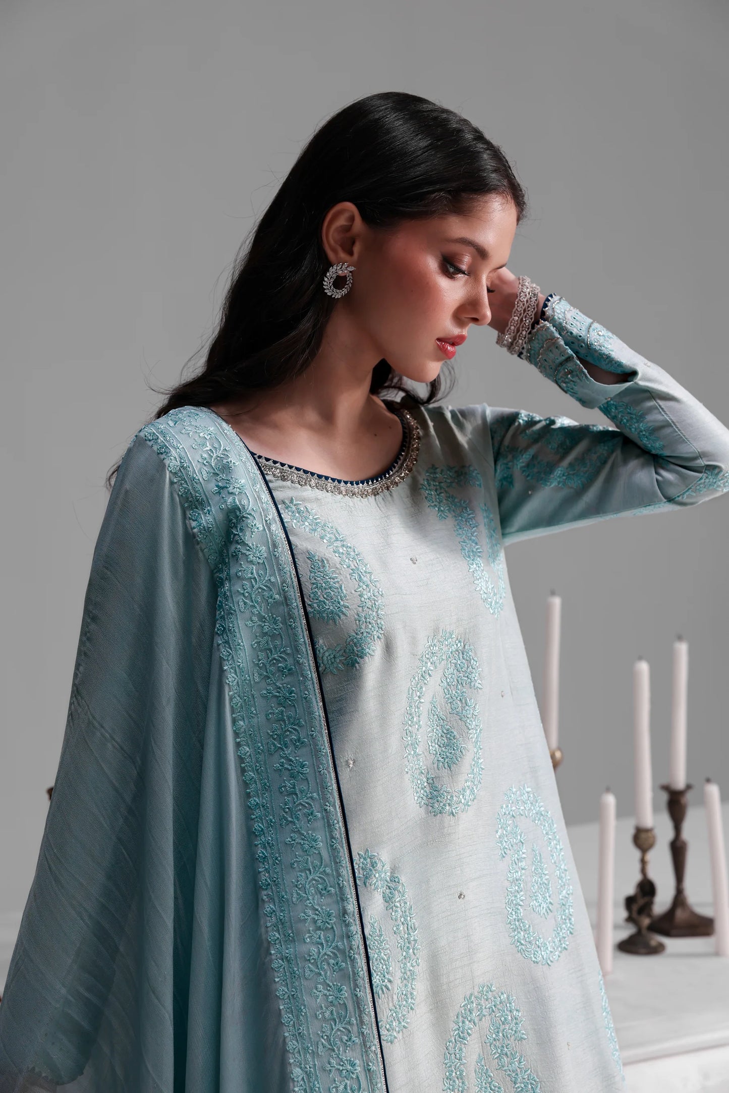 ICE BLUE LUXURY WEDDING EDIT 2025 (NPA3-25451) | ZAIB