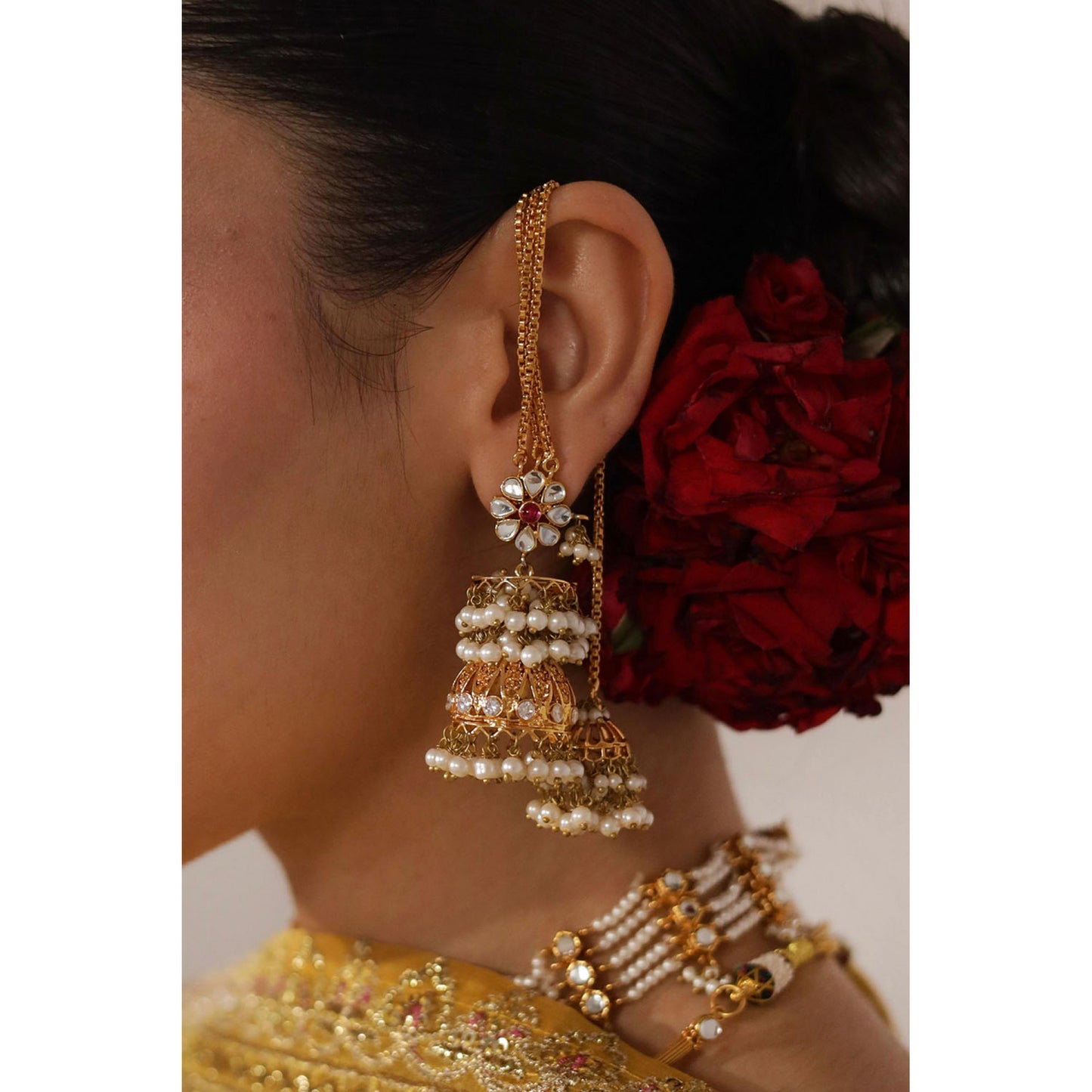 MOTIA JHUMKA (EARRINGS) | DYOT | JEWELRY