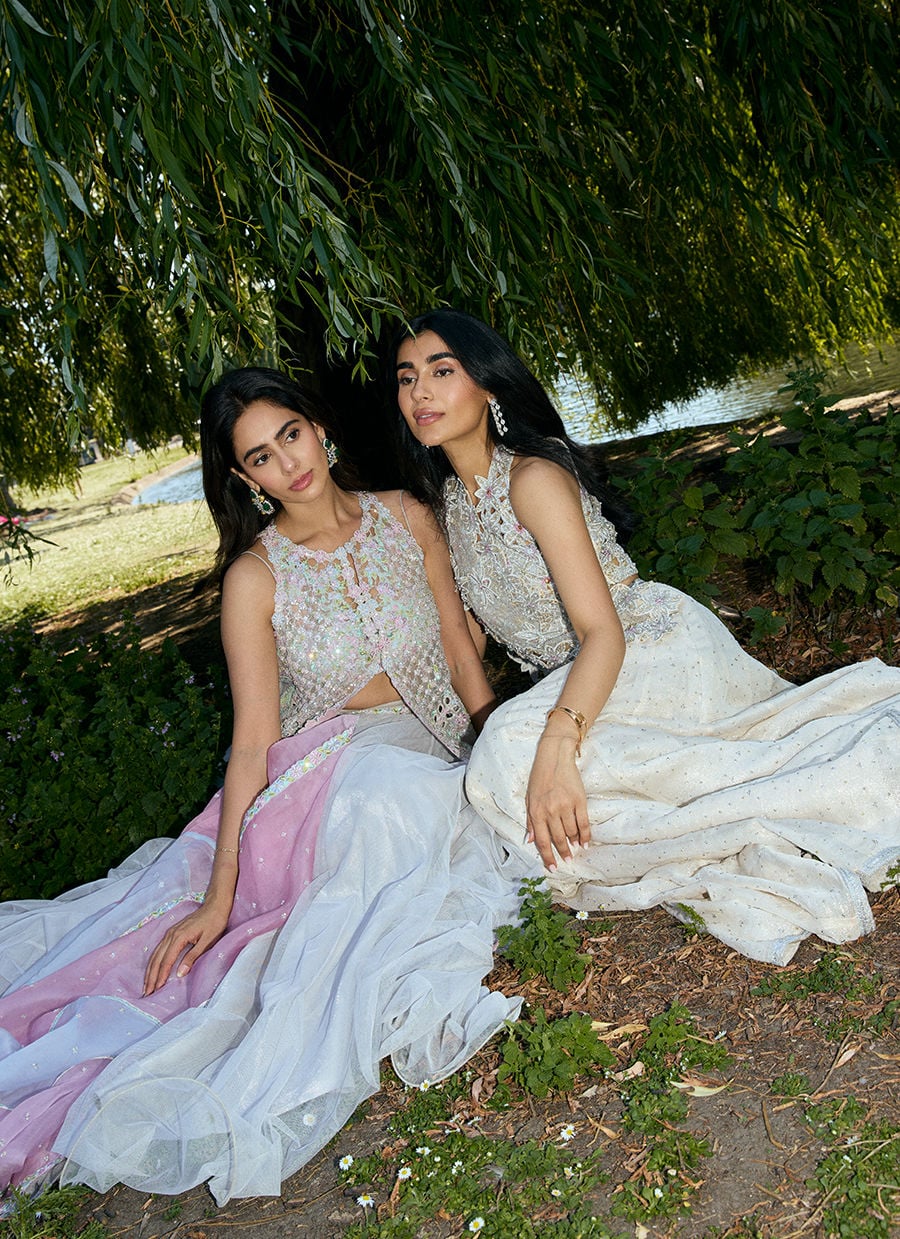 Jemma Open-Front Shirt And Skirt | MALA DESTINATION WEDDING | FARAH TALIB AZIZ