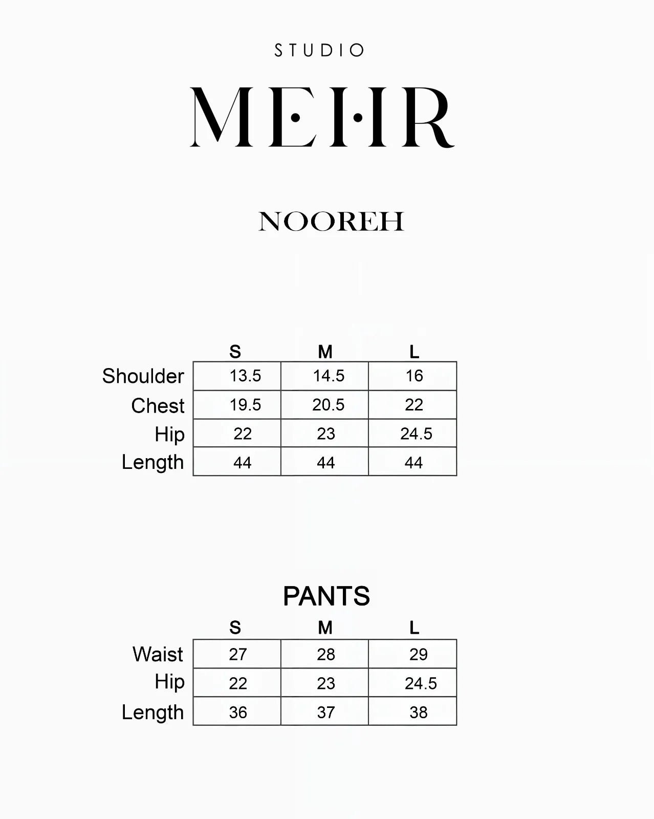 NOOREH | Studio Mehr