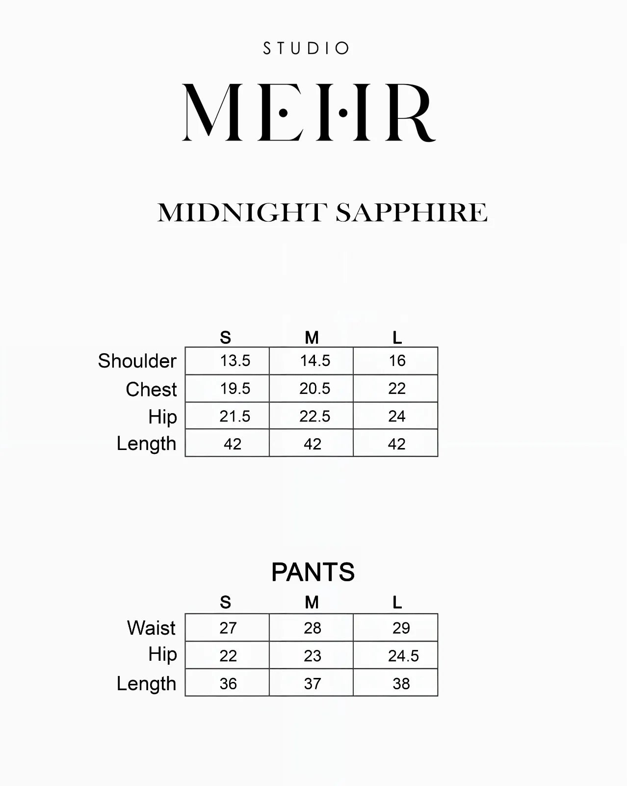 MIDNIGHT SAPPHIRE | Studio Mehr