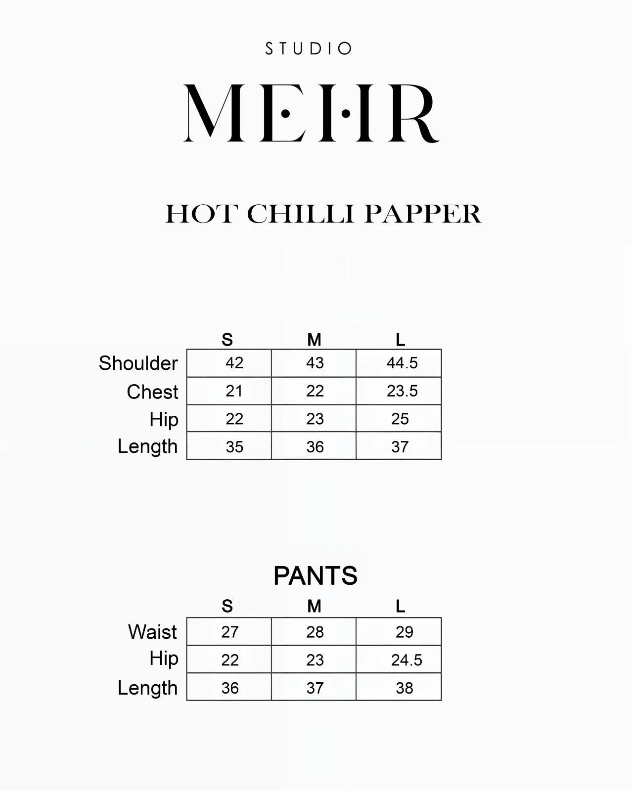 HOT CHILLI PAPPER | Studio Mehr
