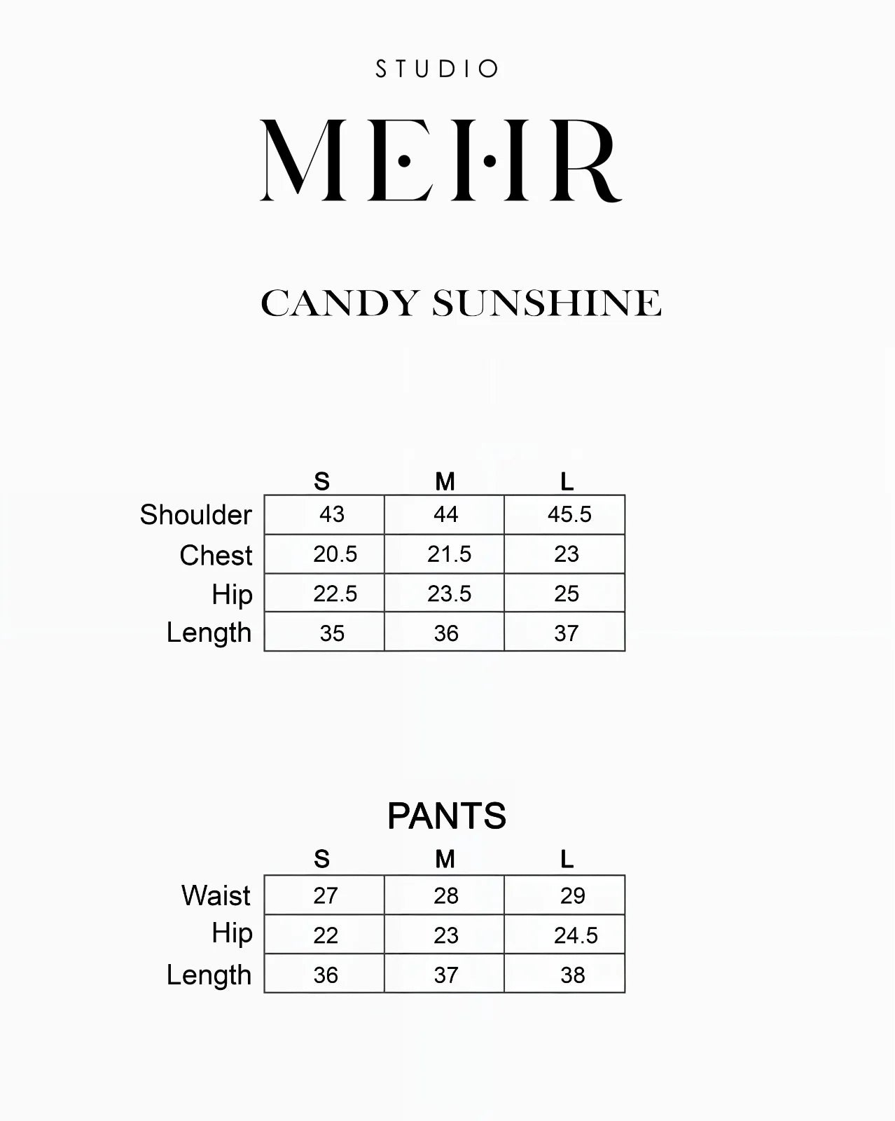 CANDY SUNSHINE | Studio Mehr