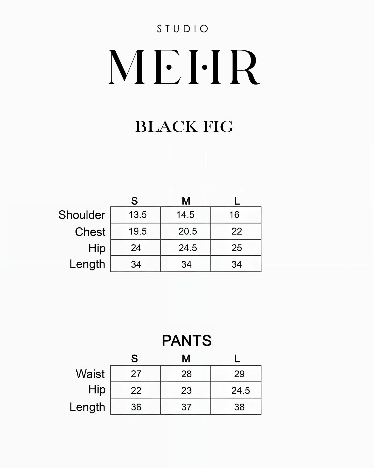 BLACK FIG | Studio Mehr