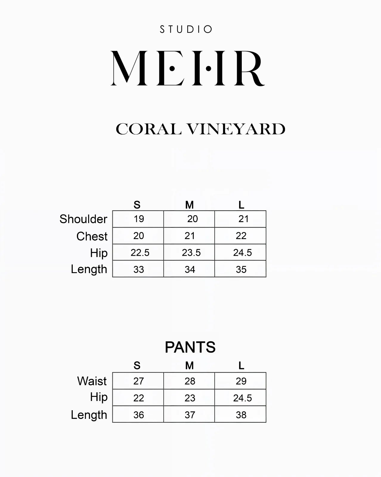 CORAL VINEYARD | Studio Mehr