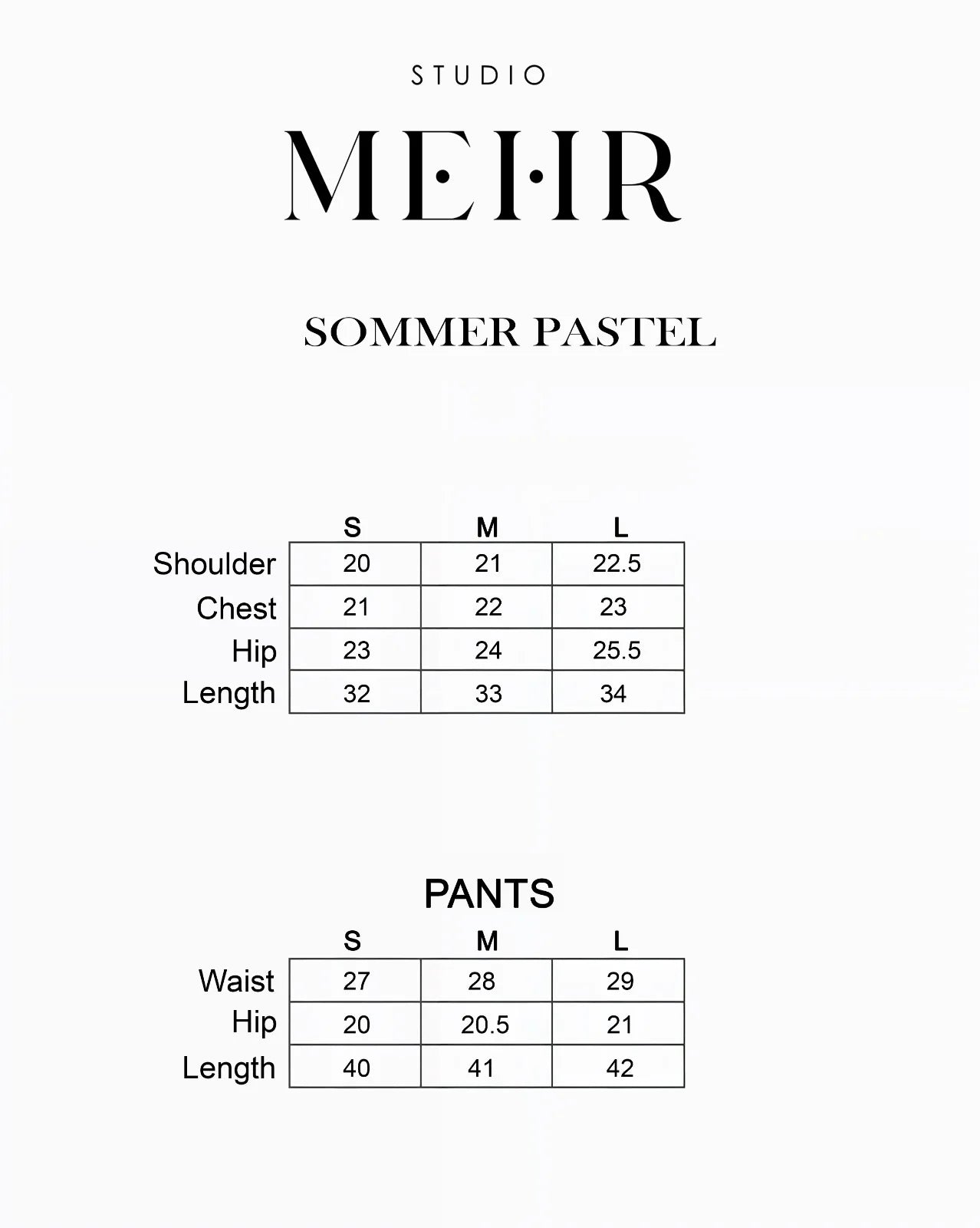SUMMER PASTEL | Studio Mehr