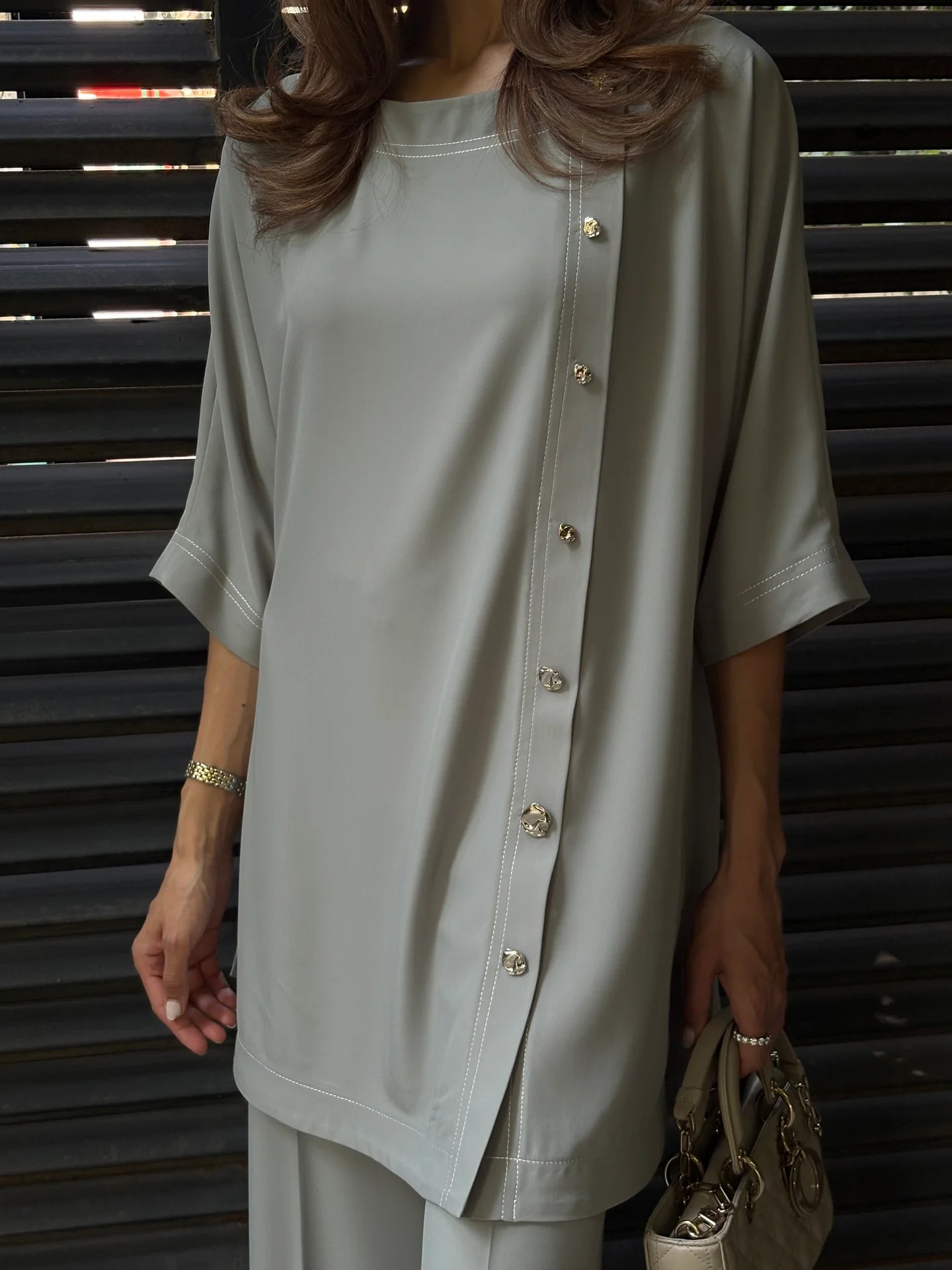 MUTED SEA-GREEN CLAUDIA SET | SAK ATELIER