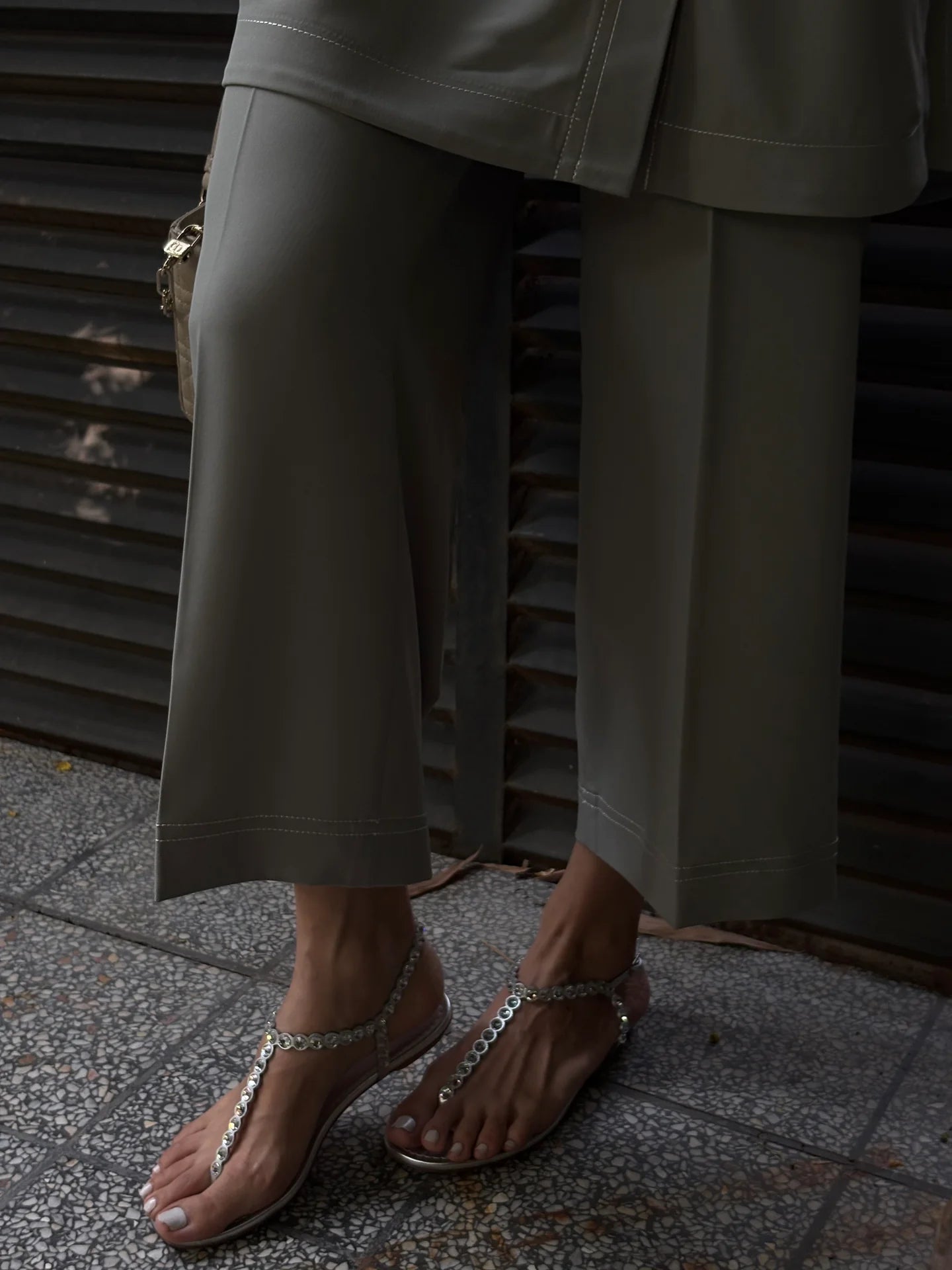 MUTED SEA-GREEN CLAUDIA SET | SAK ATELIER