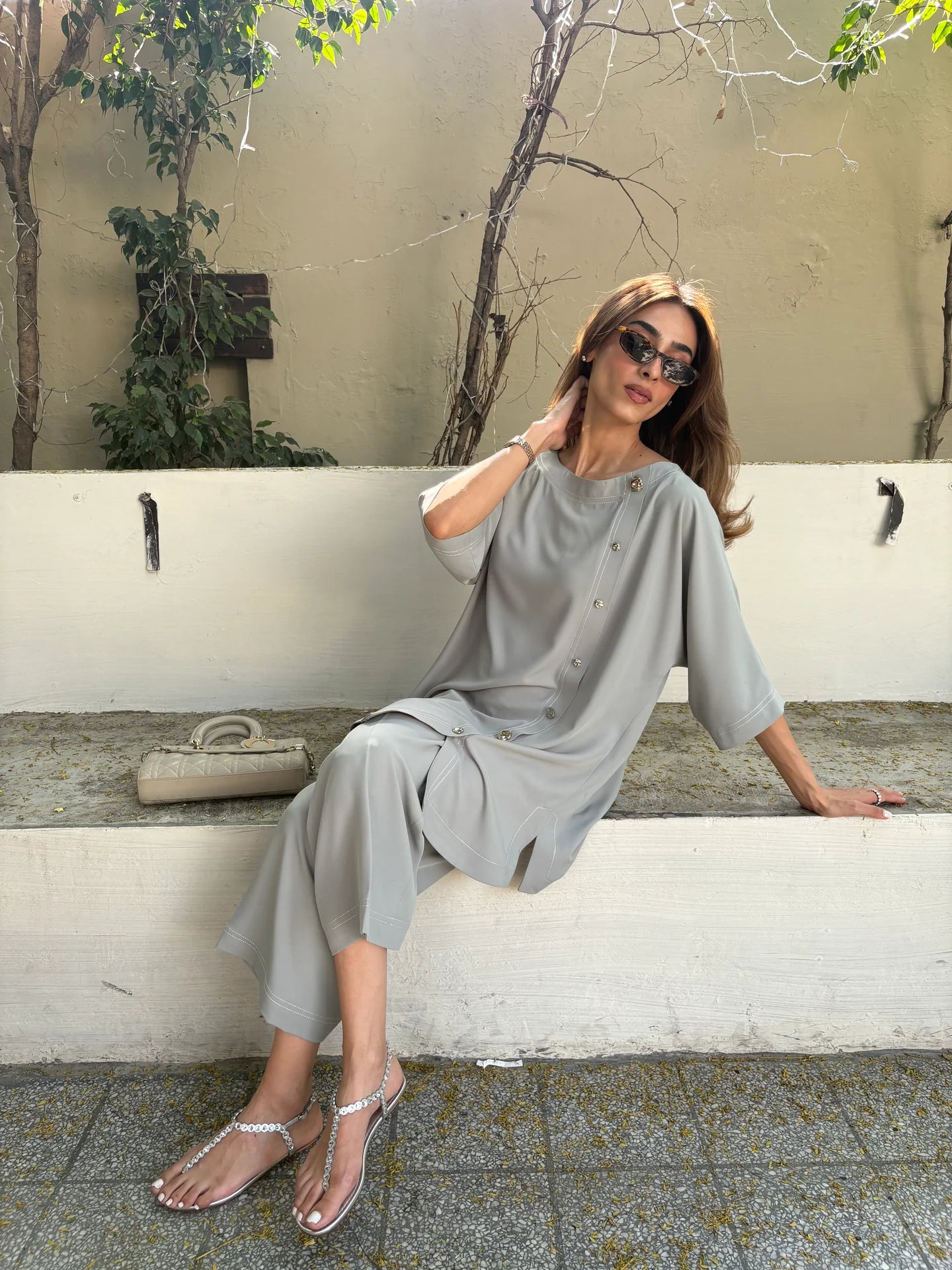 MUTED SEA-GREEN CLAUDIA SET | SAK ATELIER