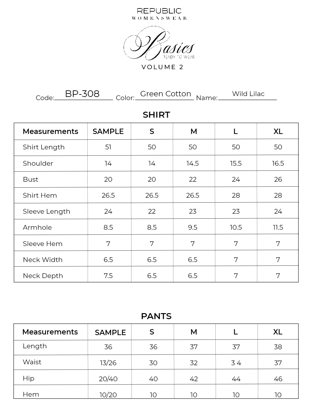 Wild Lilac | Basics Vol 2 '26 | Republic Womenswear