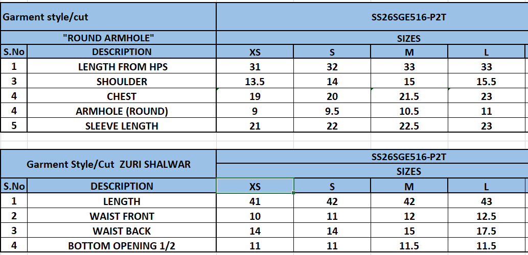 SS26SGE516P2T | New Arrivals | Sana Safinaz