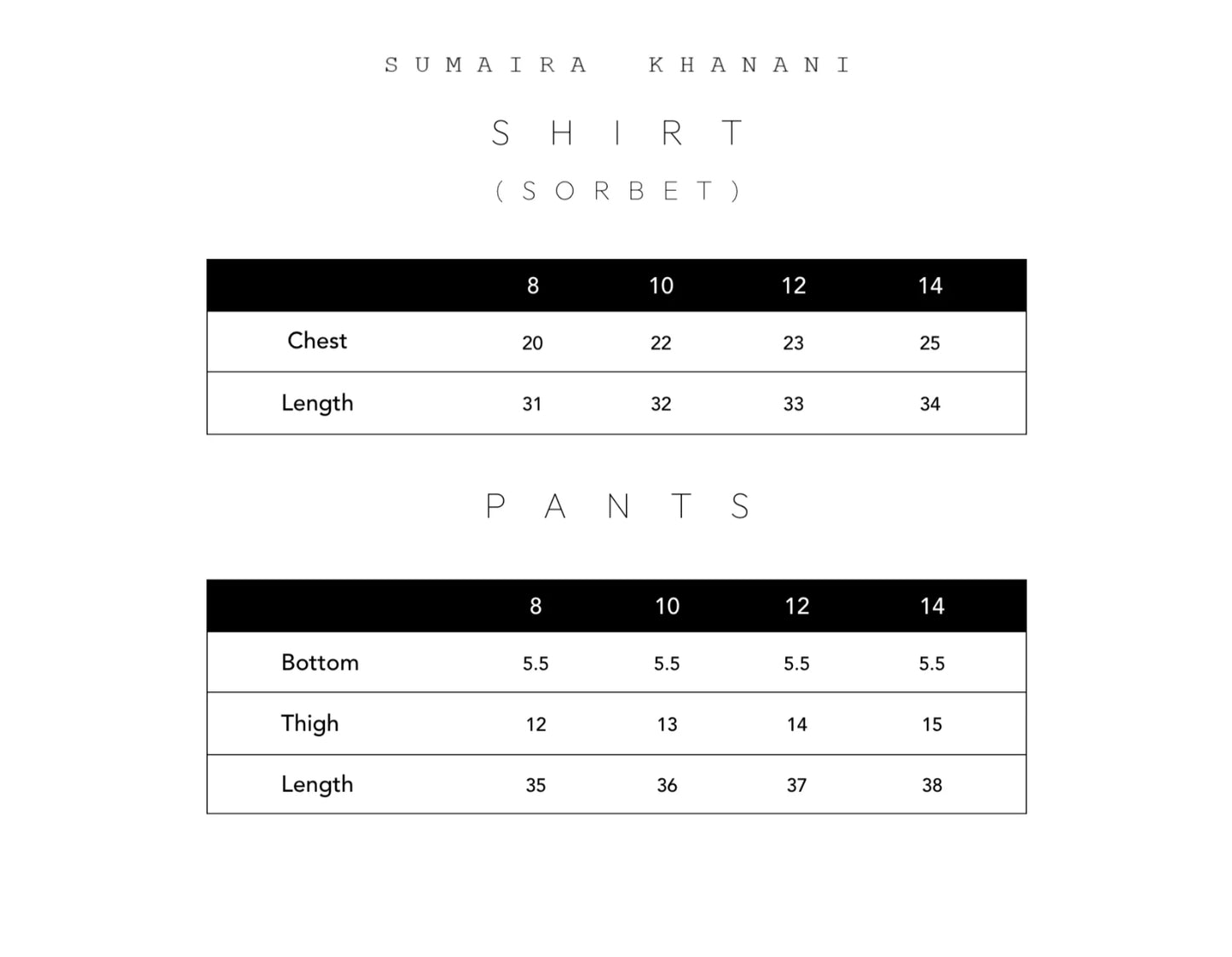 Sorbet | SAÉ - Luxe Pret & Formals | Sumaira Khanani