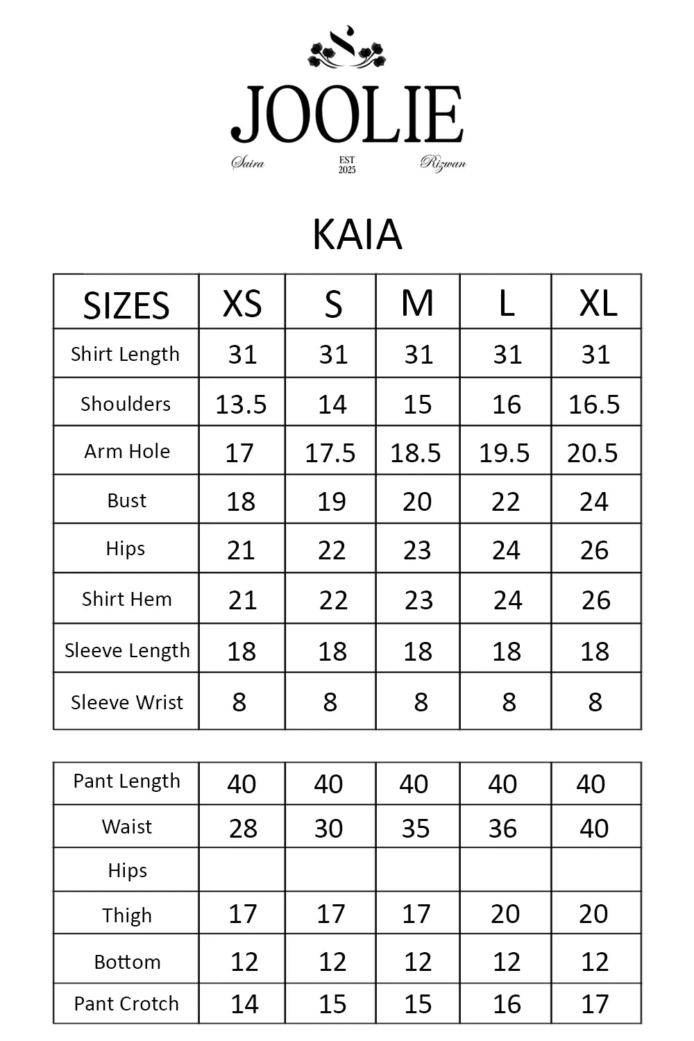 KAIA-JBP26-02 | Joolie Pret '26 | Saira Rizwan