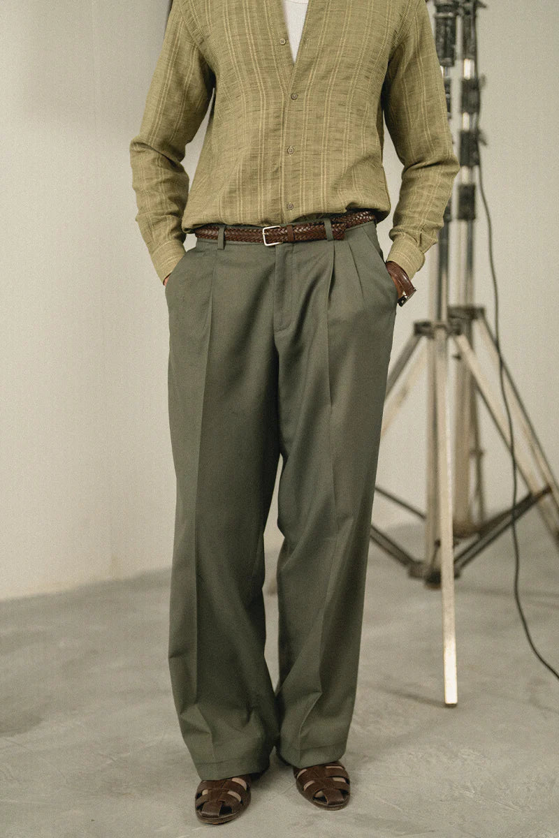 Olive Green Casual Shirt | REPUBLIC MENSWEAR