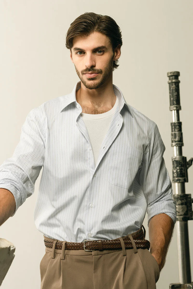 White Striped Shirt | REPUBLIC MENSWEAR