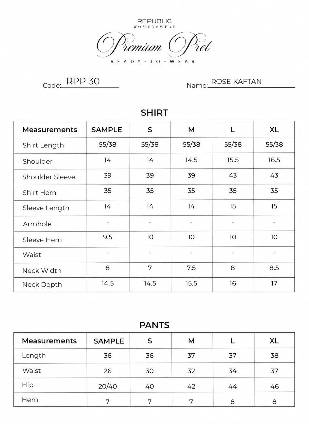 Rose Kaftan | Premium Pret '26 | Republic Womenswear