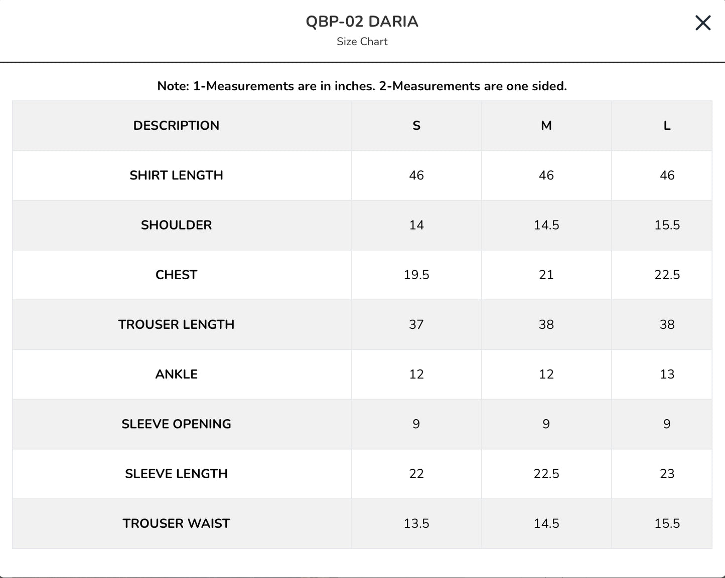 QBP-02 DARIA | Basic Pret ‘26 | Qalamkar