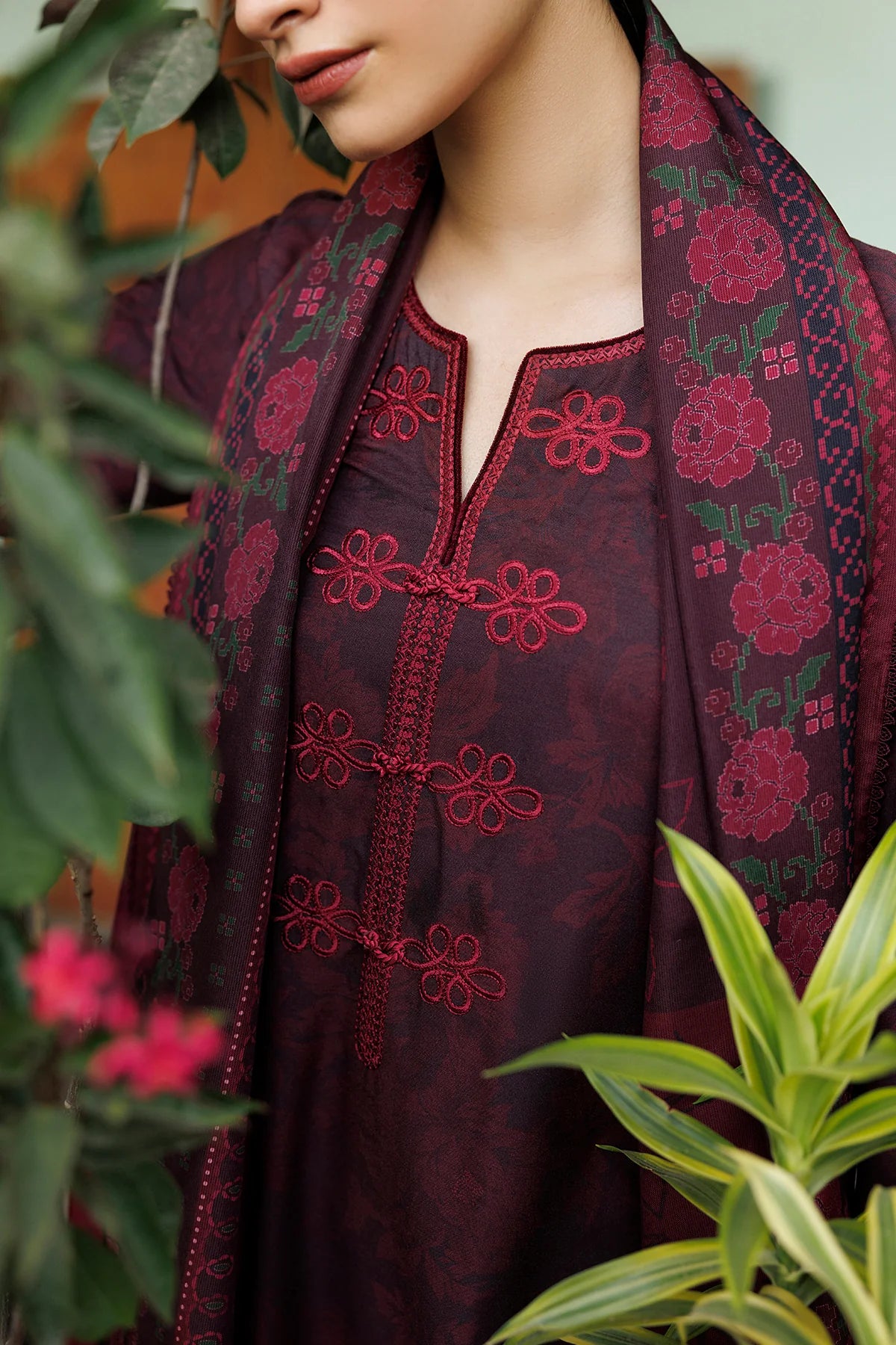 EMBROIDERED PREMIUM VISCOSE UW-0249 | Unstitched | Jazmin