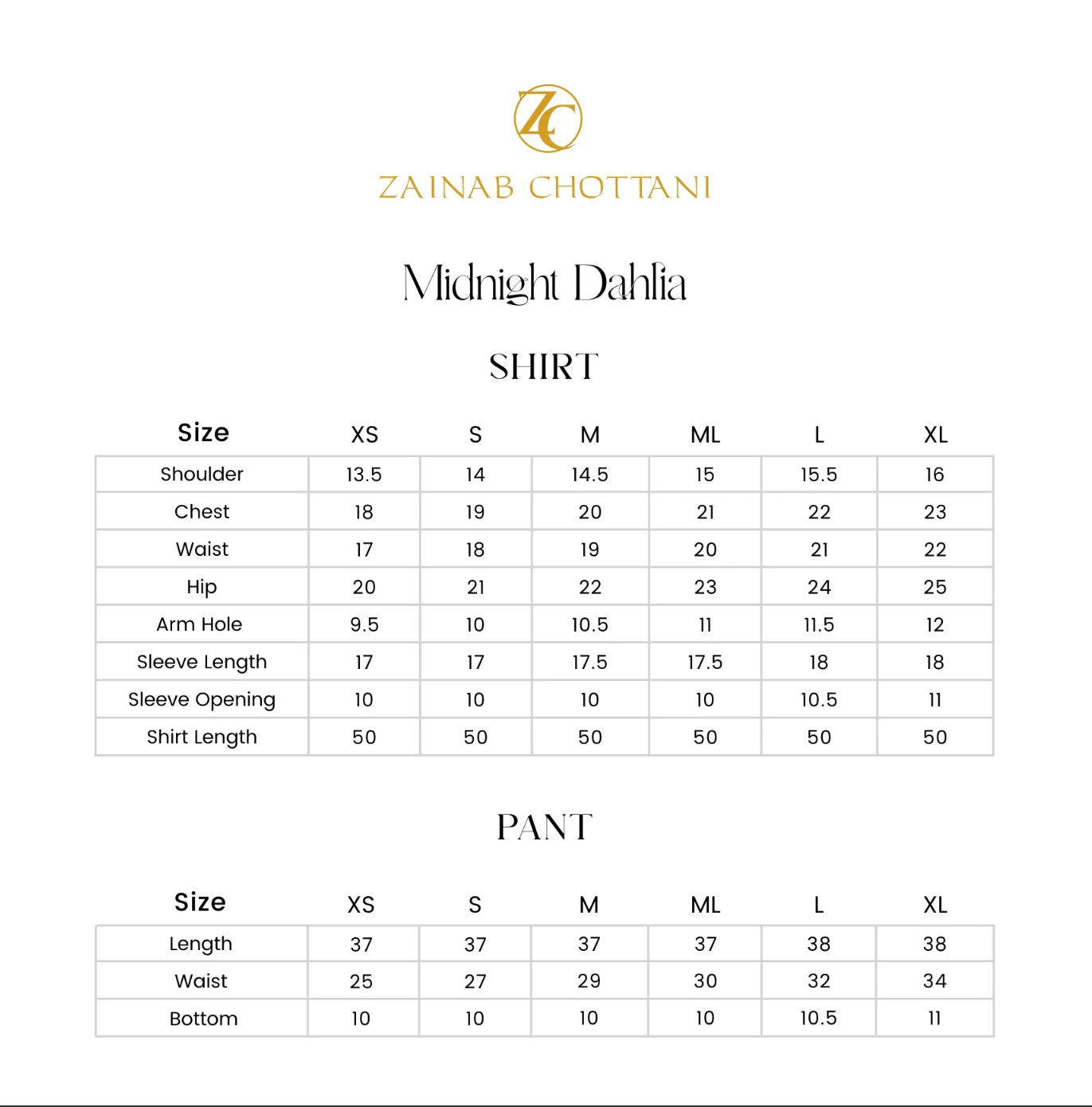 Midnight Dahlia | Summer Edition '26 | Zainab Chottani