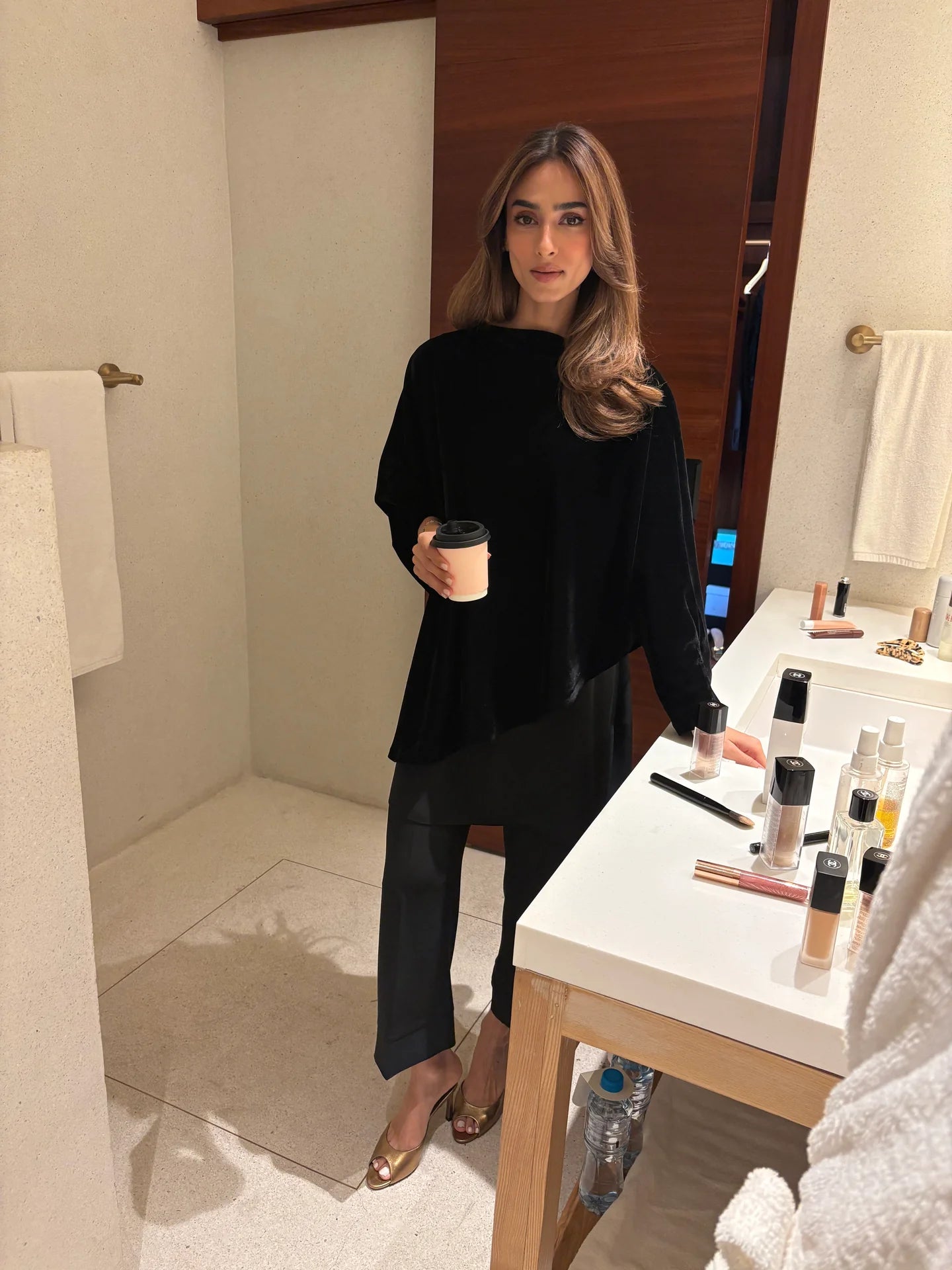 VELVET CAPE SET | SAK ATELIER