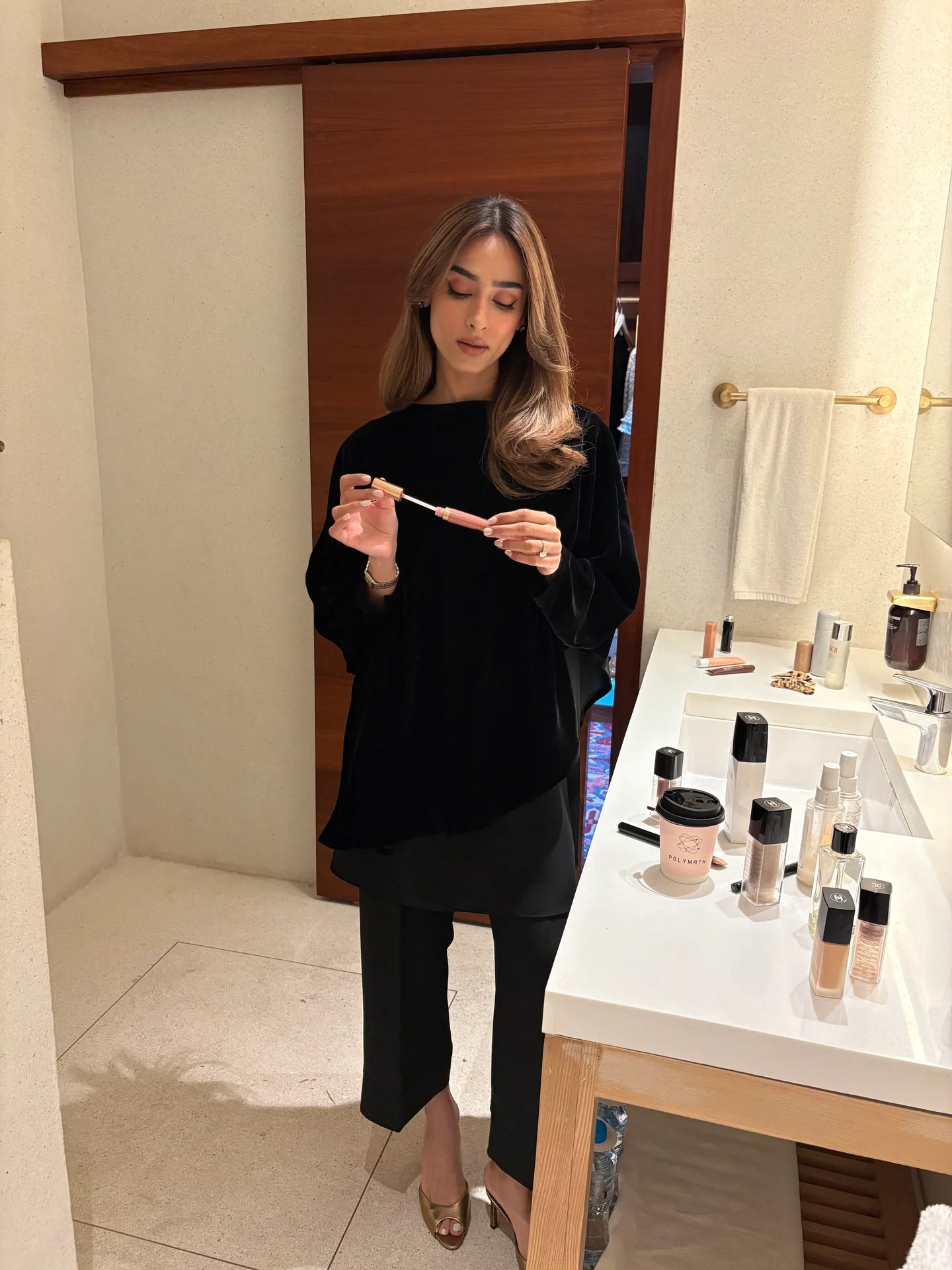 VELVET CAPE SET | SAK ATELIER