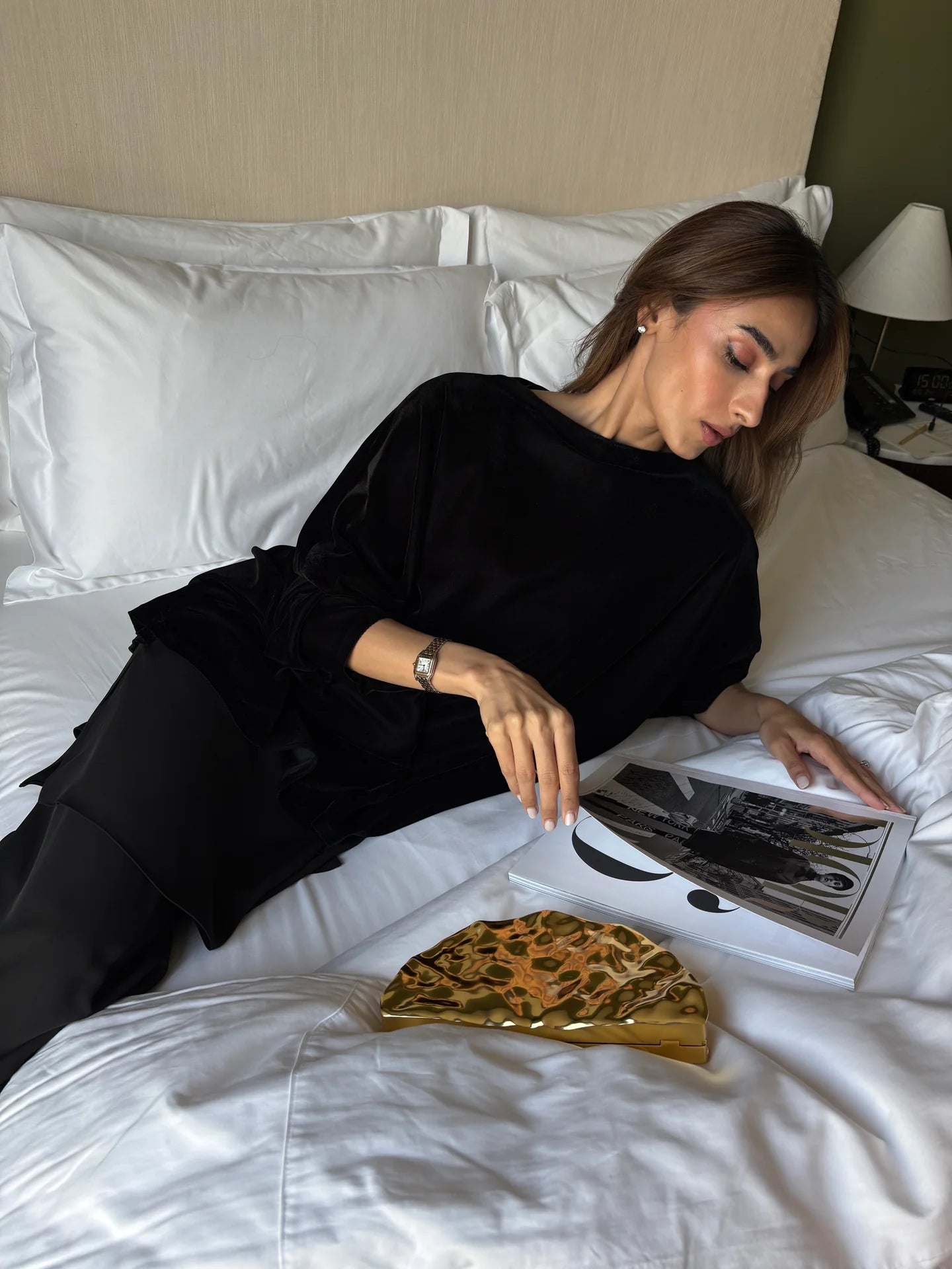 VELVET CAPE SET | SAK ATELIER