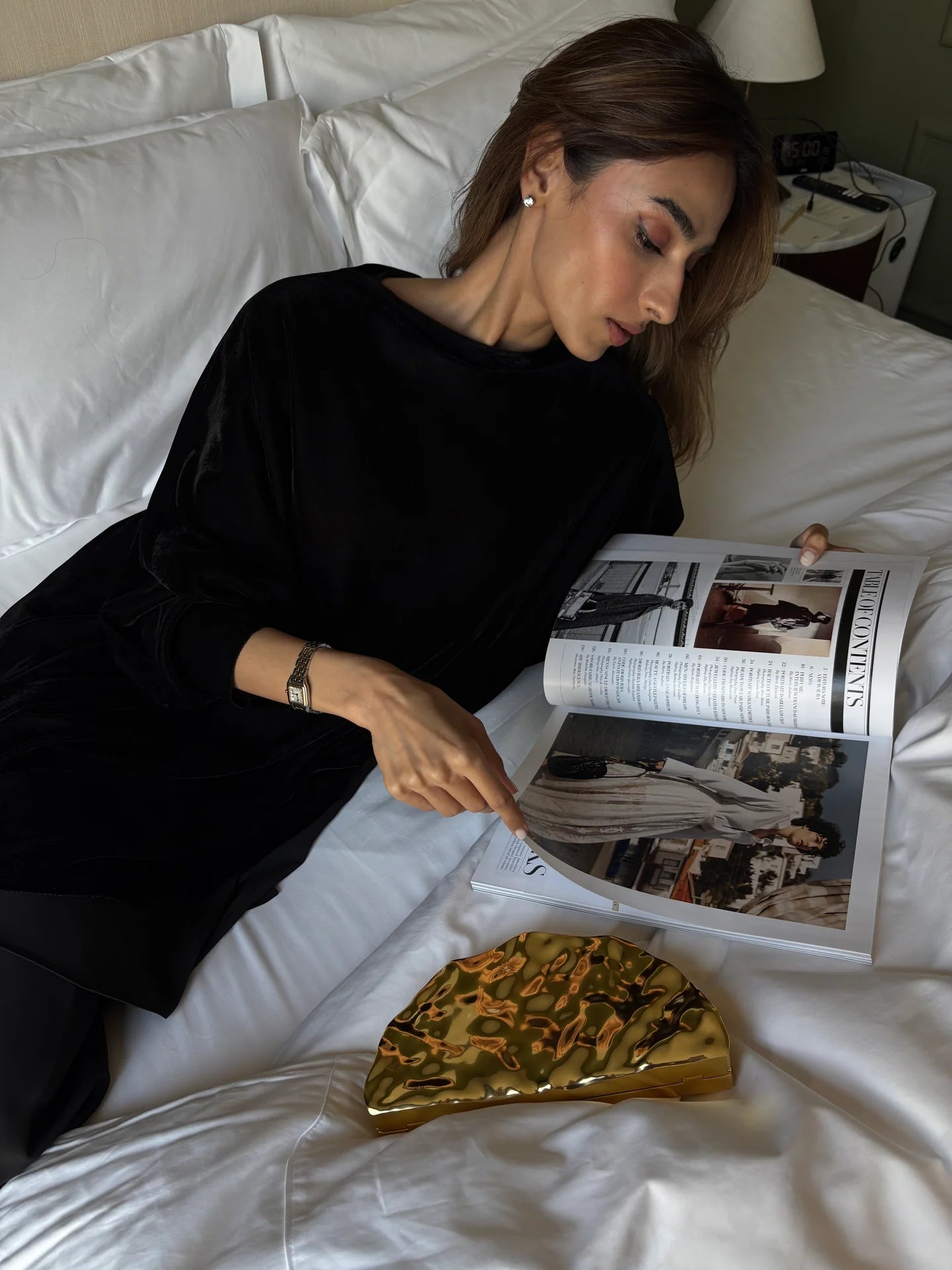 VELVET CAPE SET | SAK ATELIER