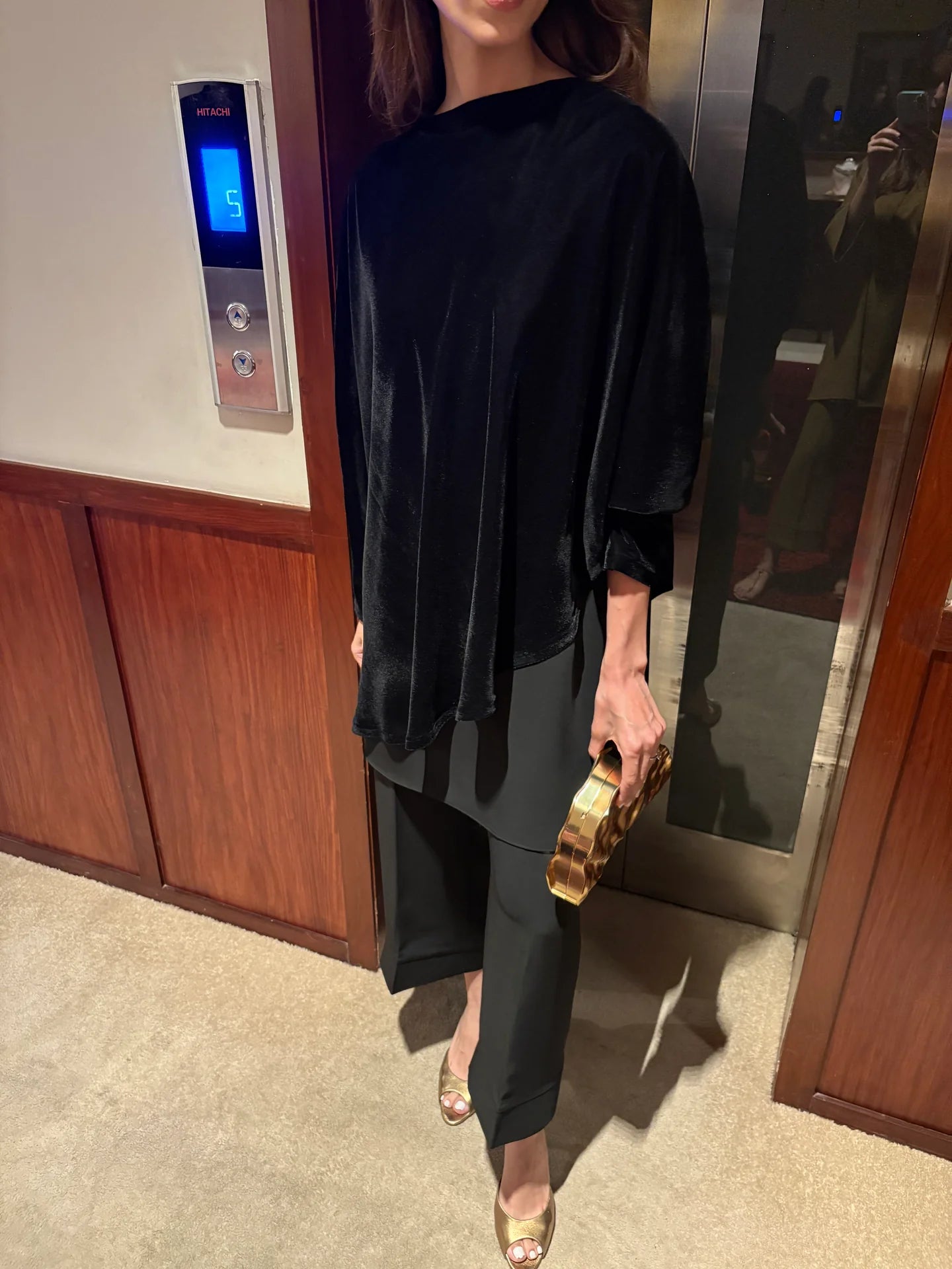 VELVET CAPE SET | SAK ATELIER