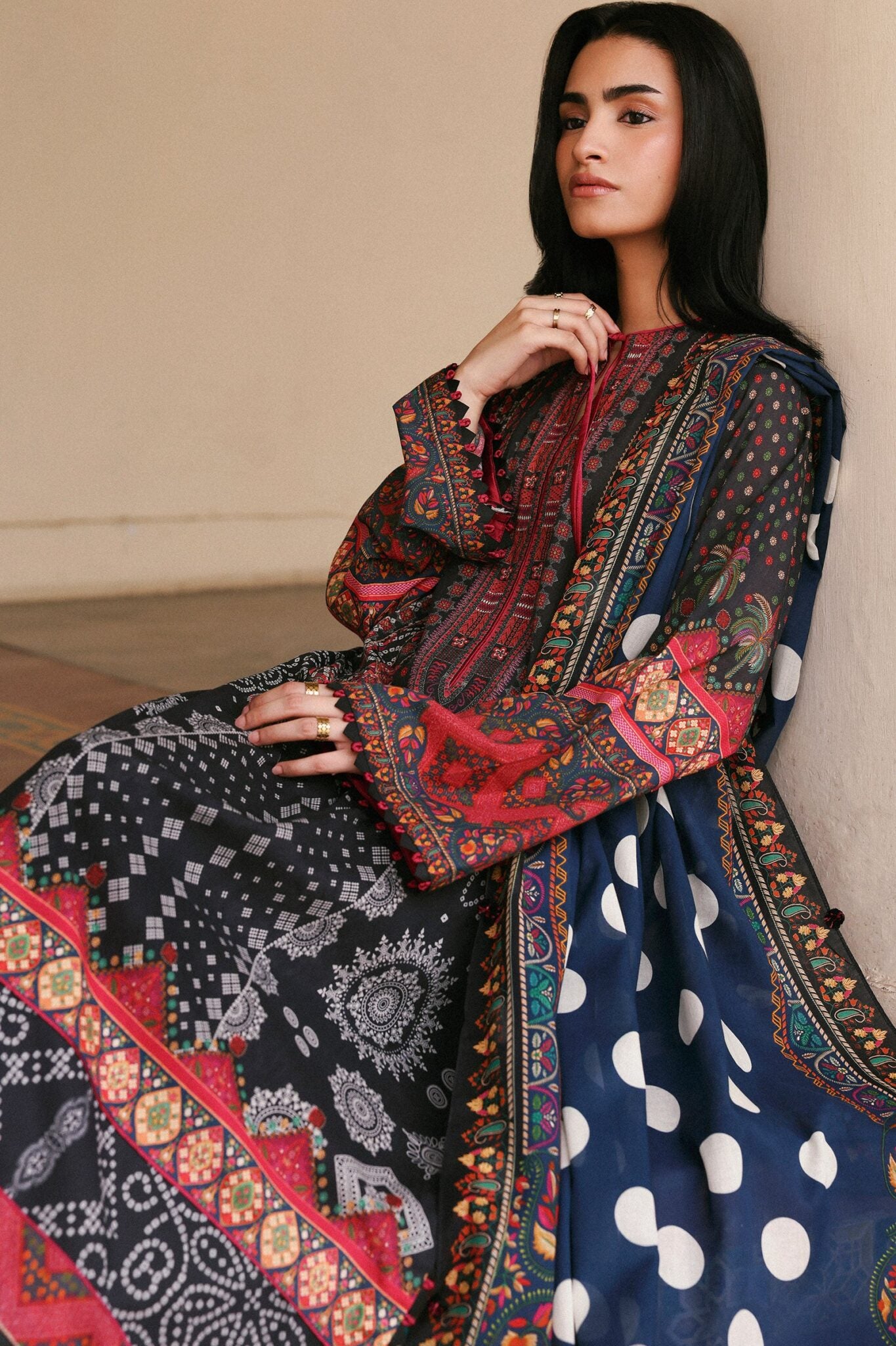 NOIRA (APL26-03) | AMAYA PRINTED LAWN ‘26 | ZAHA