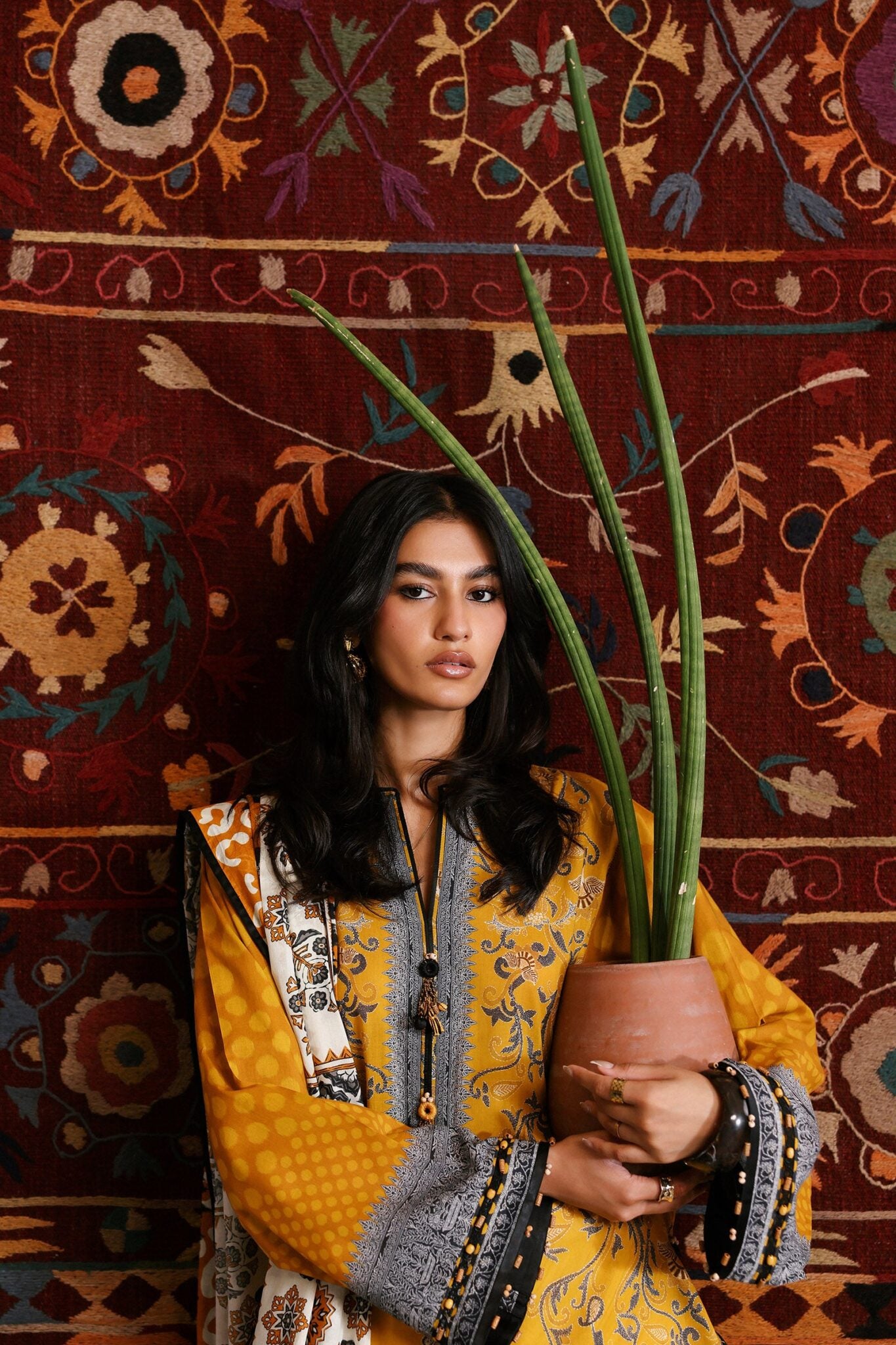 ZIVA (APL26-02) | AMAYA PRINTED LAWN ‘26 | ZAHA