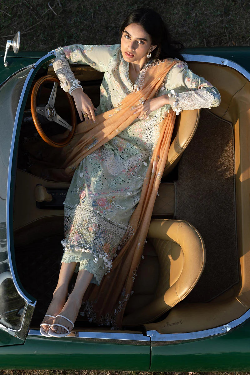 (L261-004-CV) | Unstitched Luxury Lawn '26 | SANA SAFINAZ