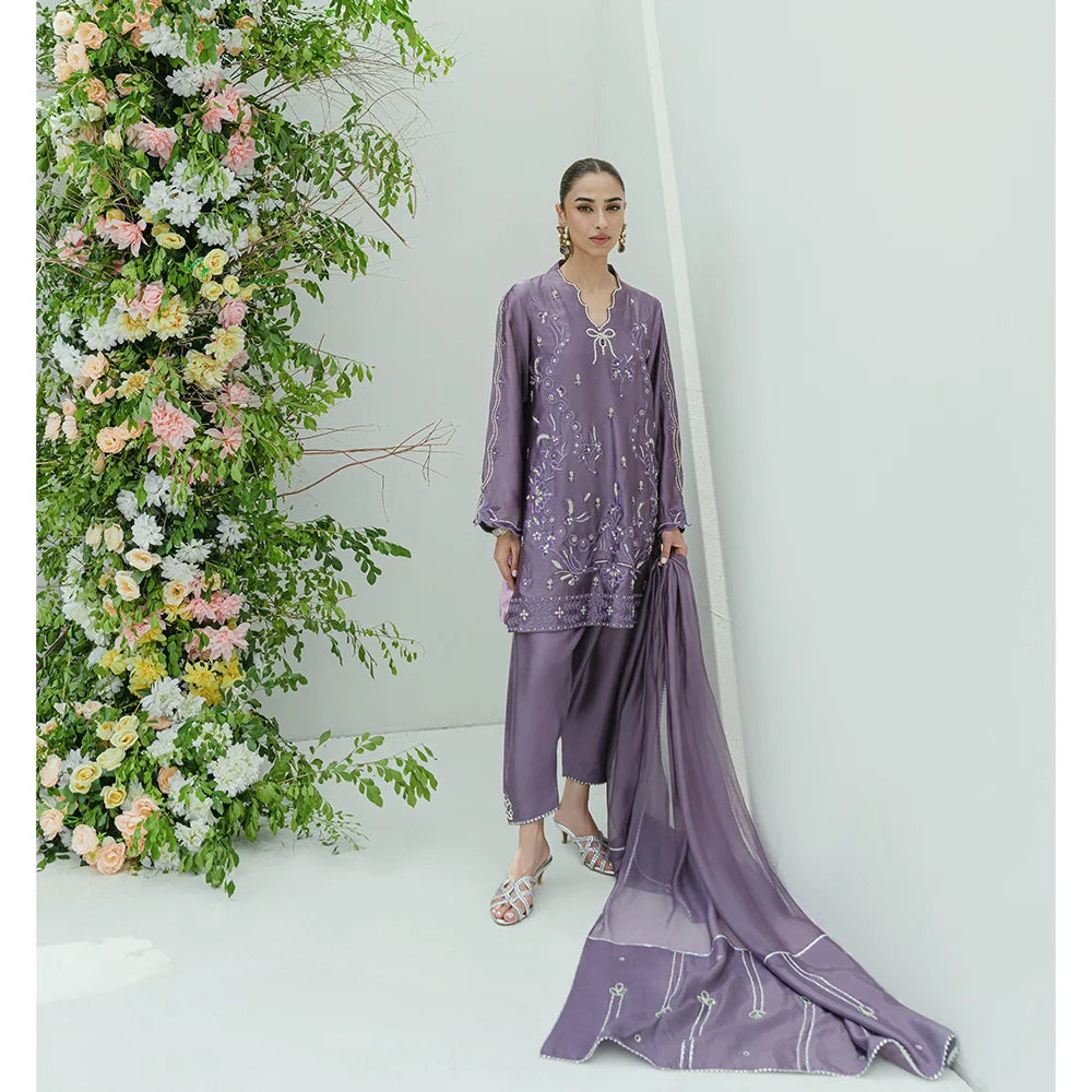 MAUVE FULL SET | NIMRAH HAFSA