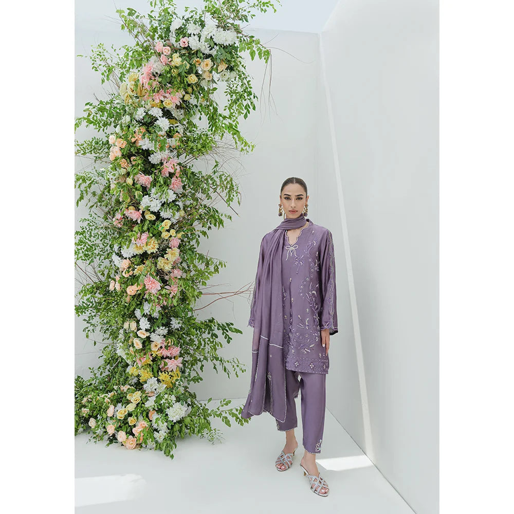 MAUVE FULL SET | NIMRAH HAFSA