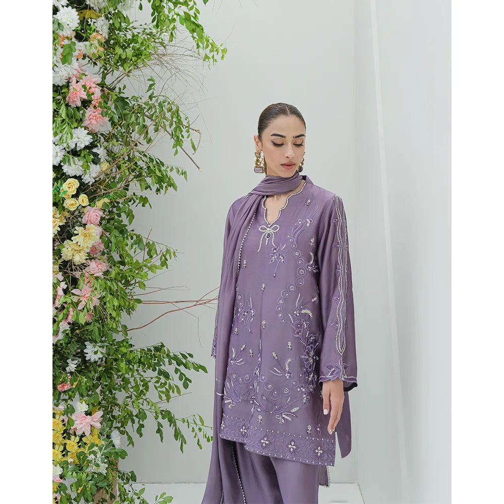 MAUVE FULL SET | NIMRAH HAFSA