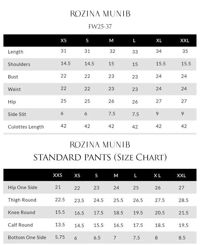 FW25-25 | Fall/Winter '2025-26 Drop | Rozina Munib