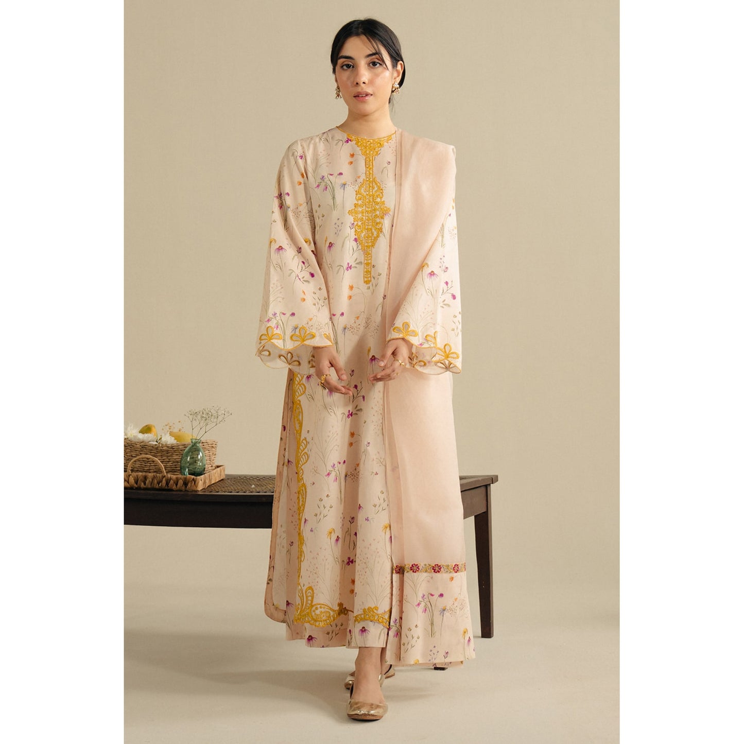 CORAL BLOSSOM OUTFIT | DYOT | Monsoon' 25