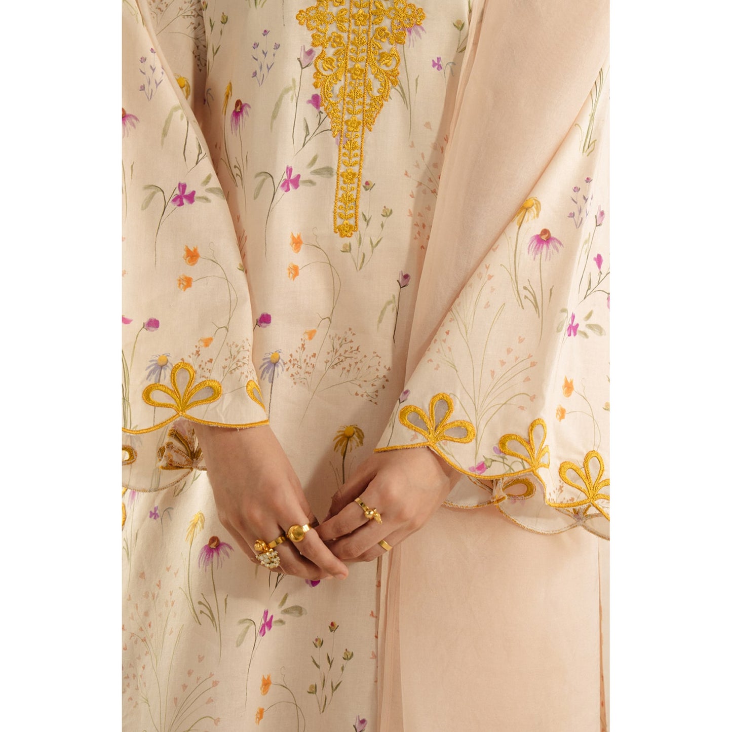 CORAL BLOSSOM OUTFIT | DYOT | Monsoon' 25
