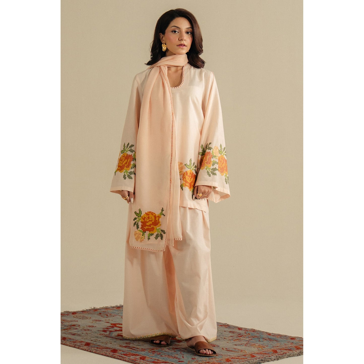 PEACH OUTFIT | DYOT | Monsoon' 25
