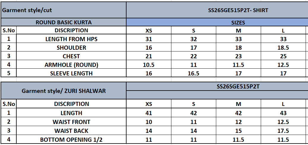 SS26SGE515P2T | New Arrivals | Sana Safinaz