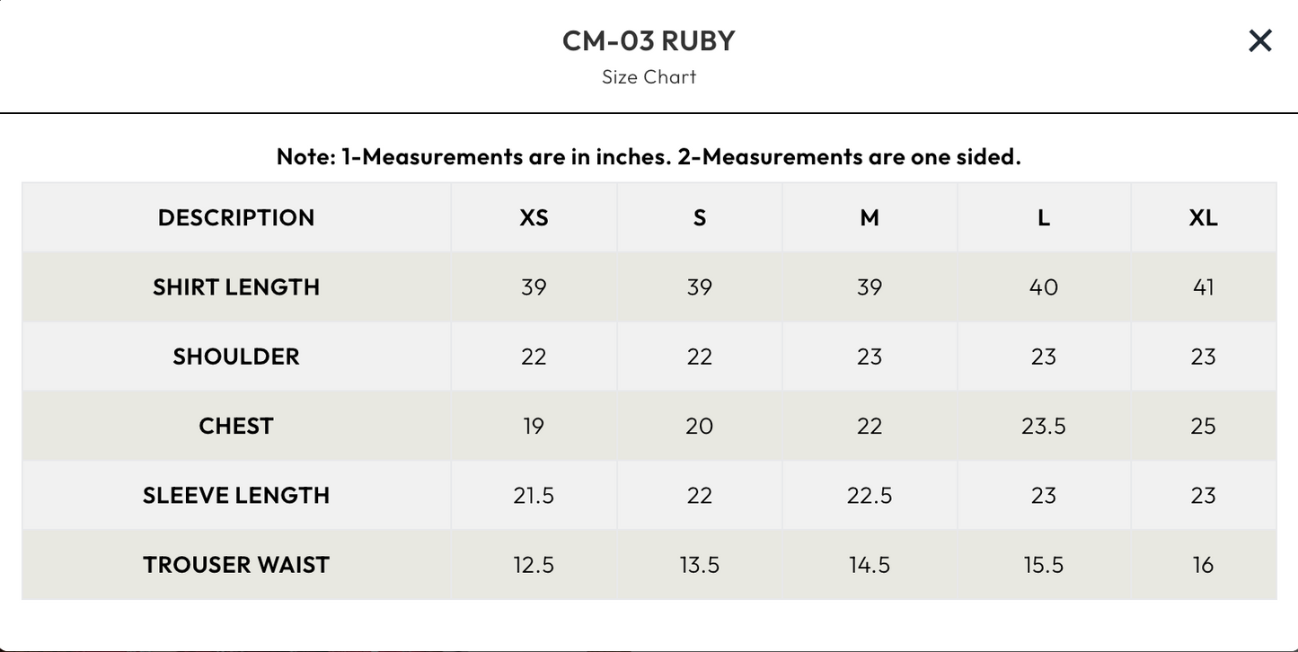 CM-03 RUBY | Chikankari Eid Edit '26 | Qalamkar